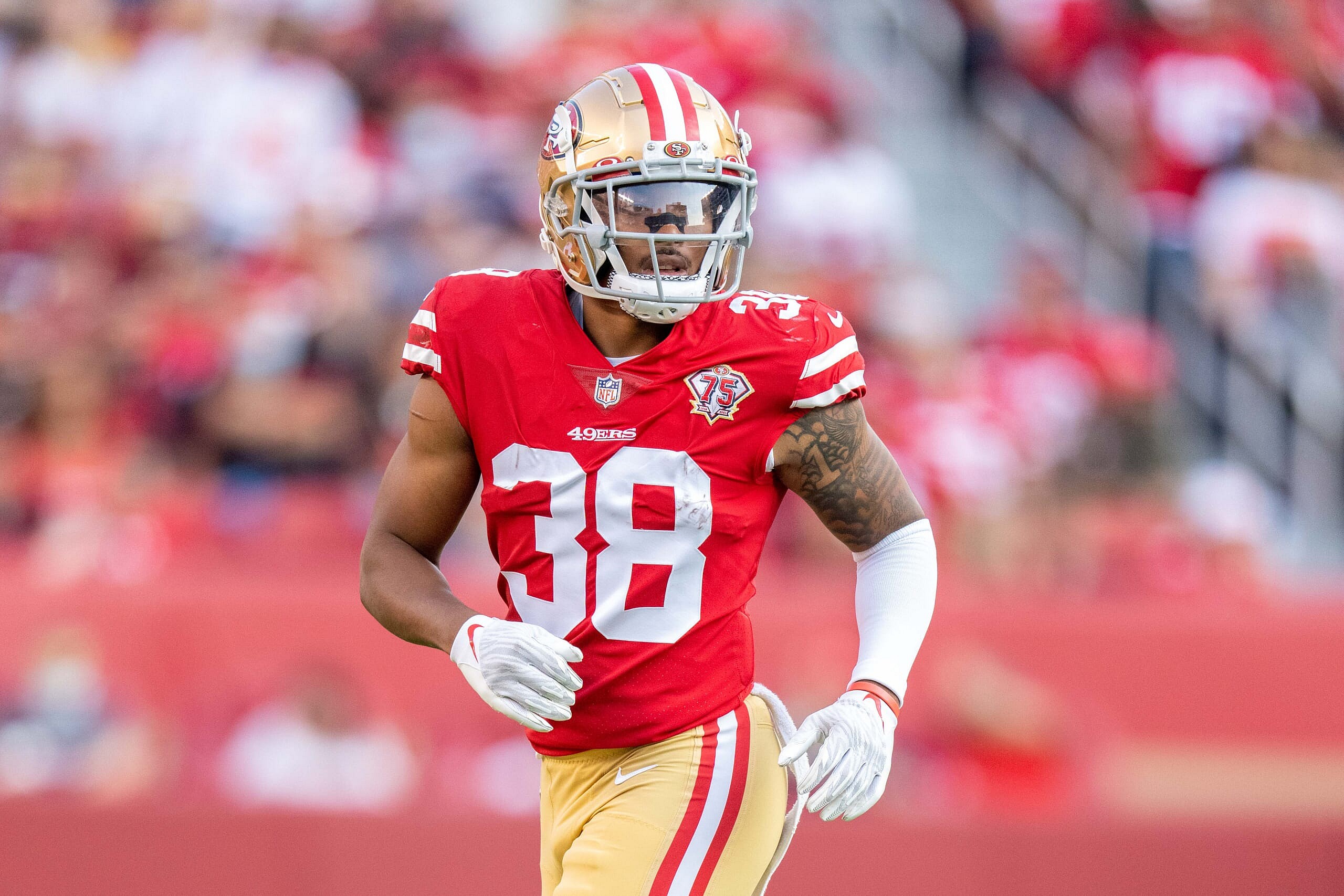 san francisco 49ers' deommodore lenoir against green bay packers