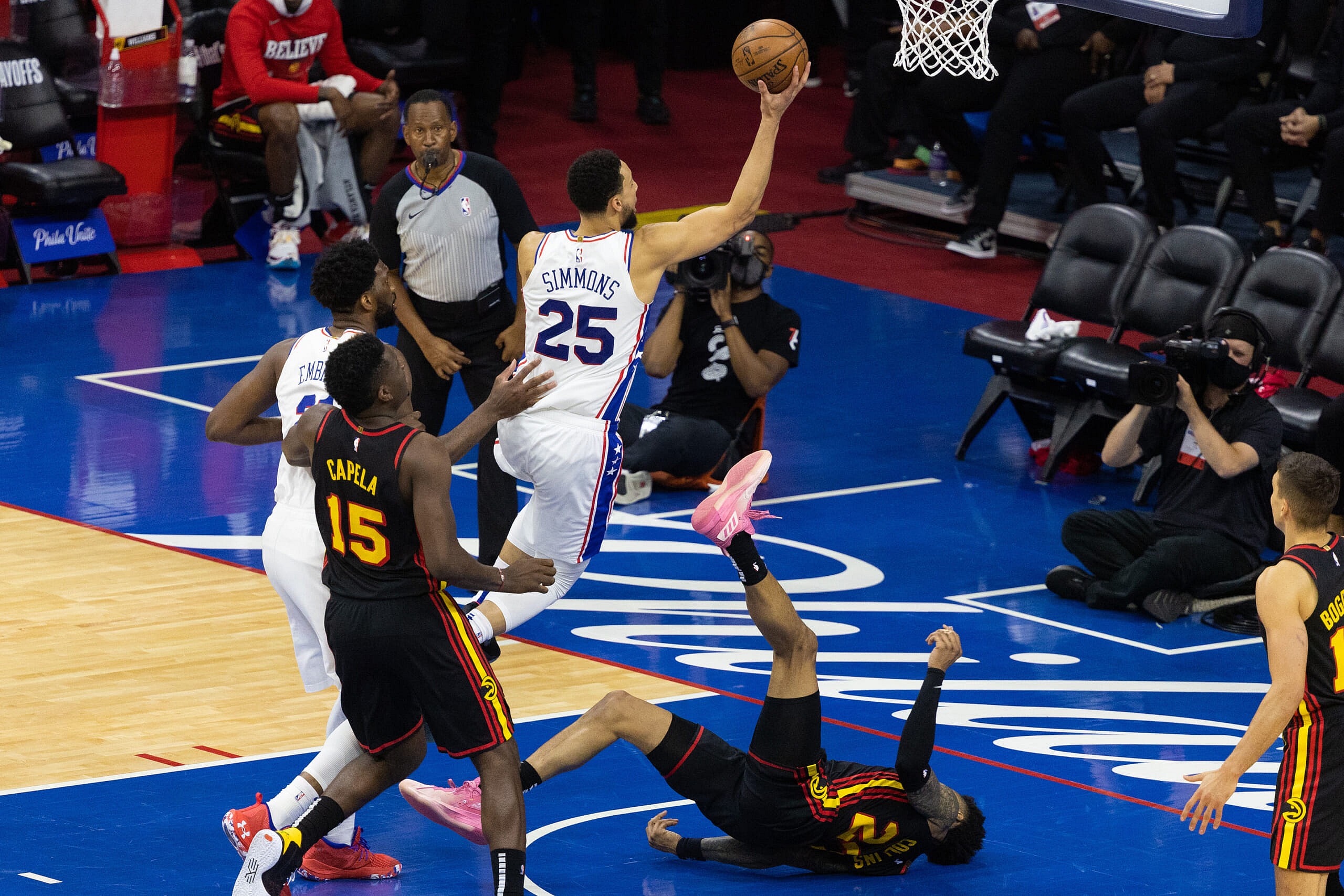 NBA: Playoffs-Atlanta Hawks at Philadelphia 76ers