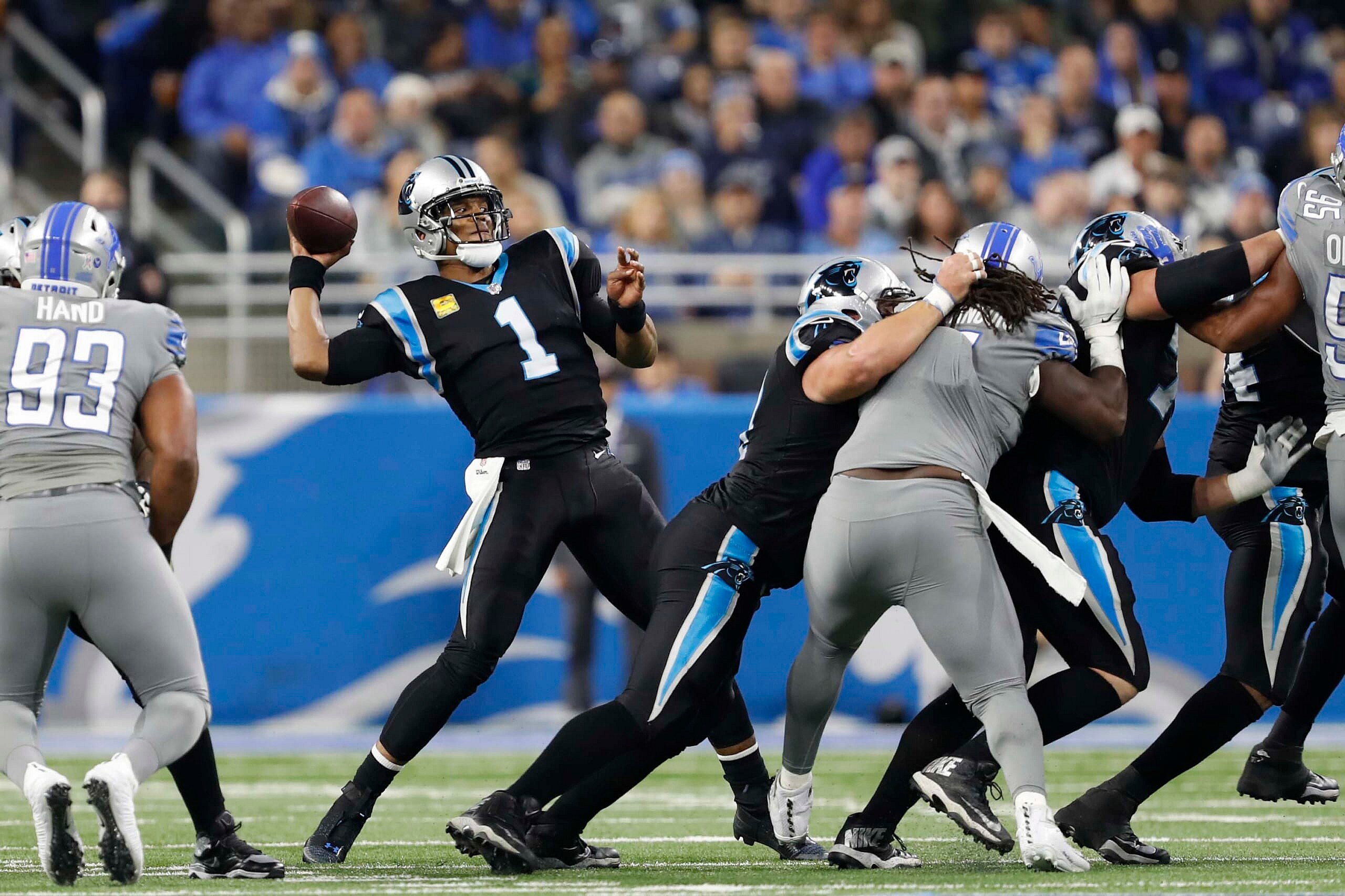 NFL: Carolina Panthers at Detroit Lions