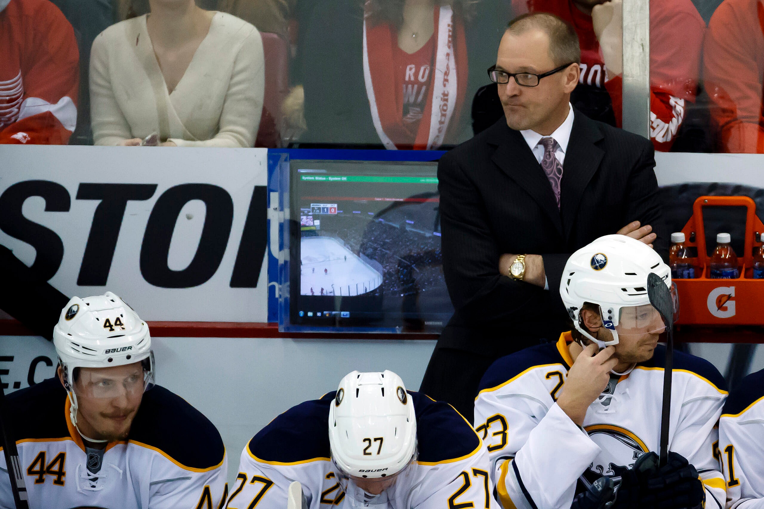 NHL: Buffalo Sabres at Detroit Red Wings