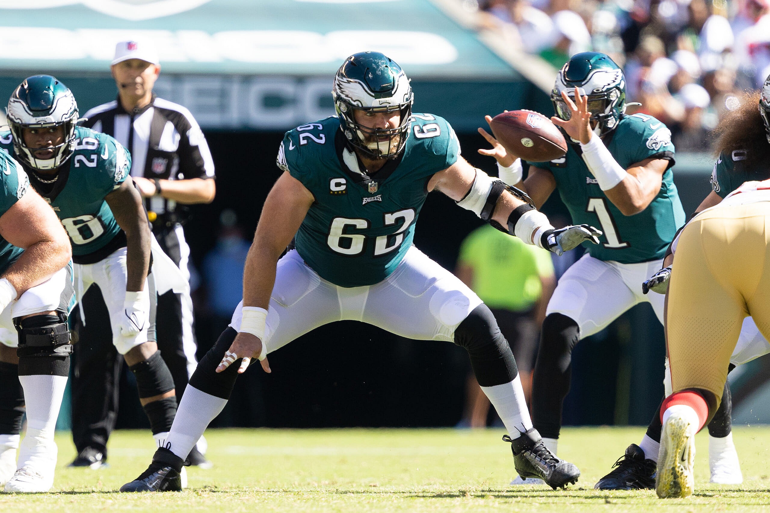 philadelphia eagles trade jason kelce