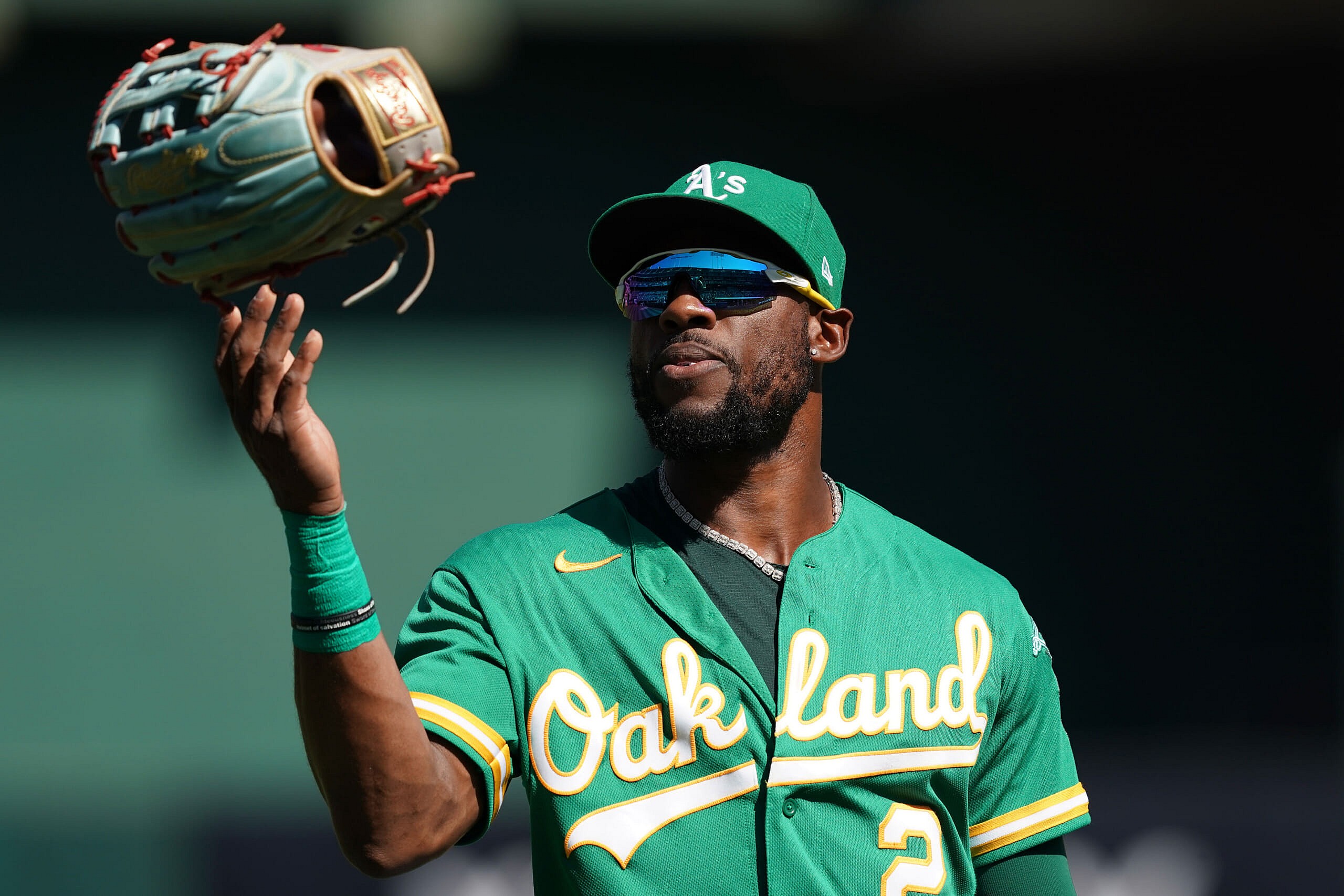 MLB: Texas Rangers at Oakland Athletics