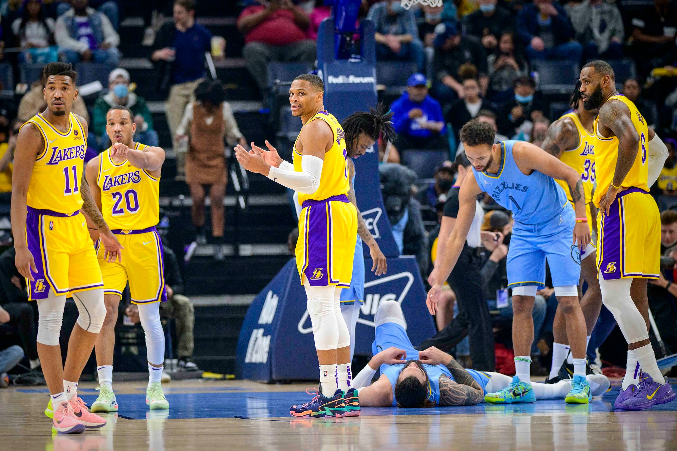 NBA: Los Angeles Lakers at Memphis Grizzlies