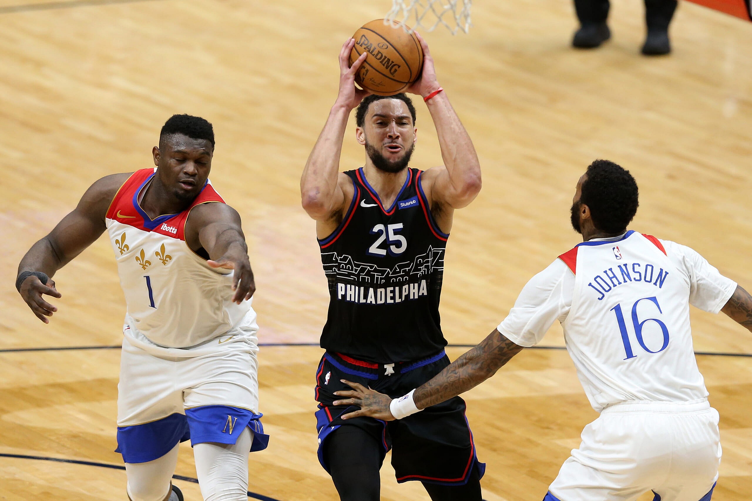NBA: Philadelphia 76ers at New Orleans Pelicans