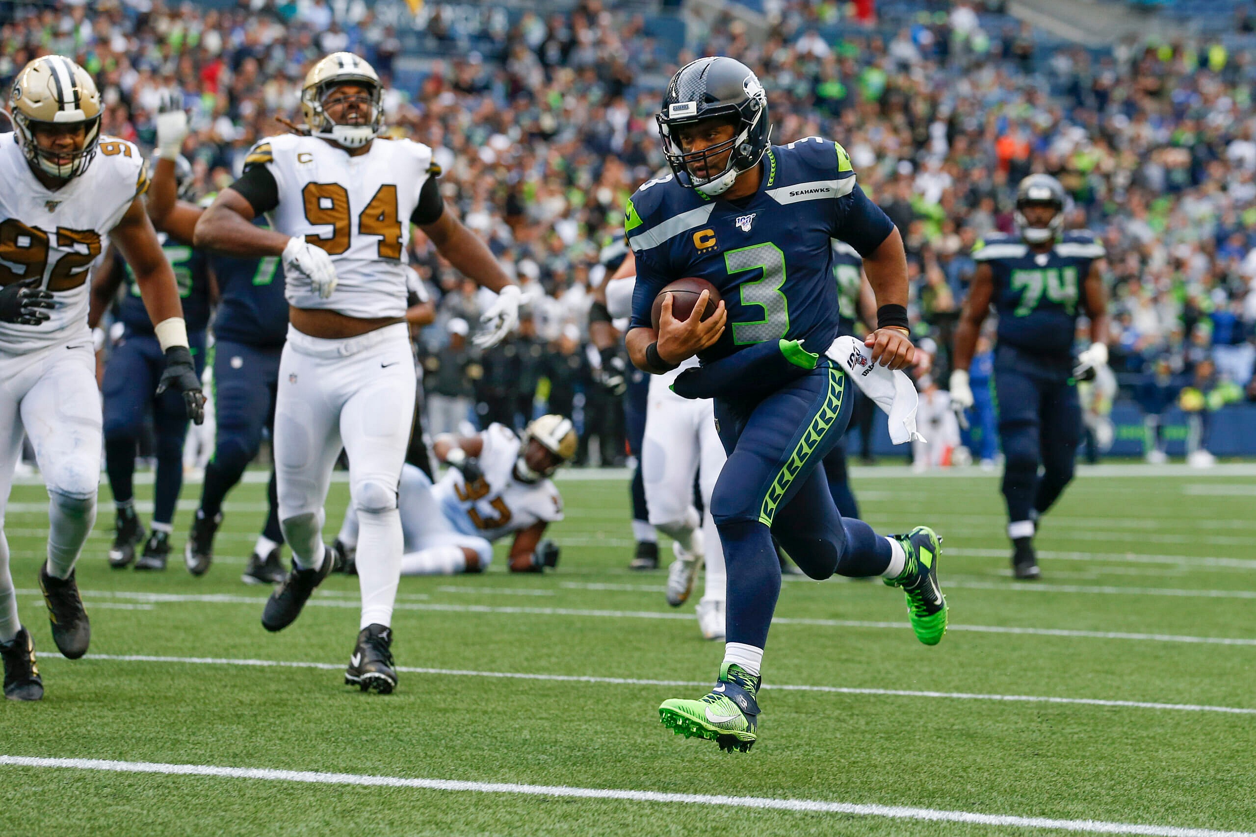 NFL: New Orleans Saints at Seattle Seahawks