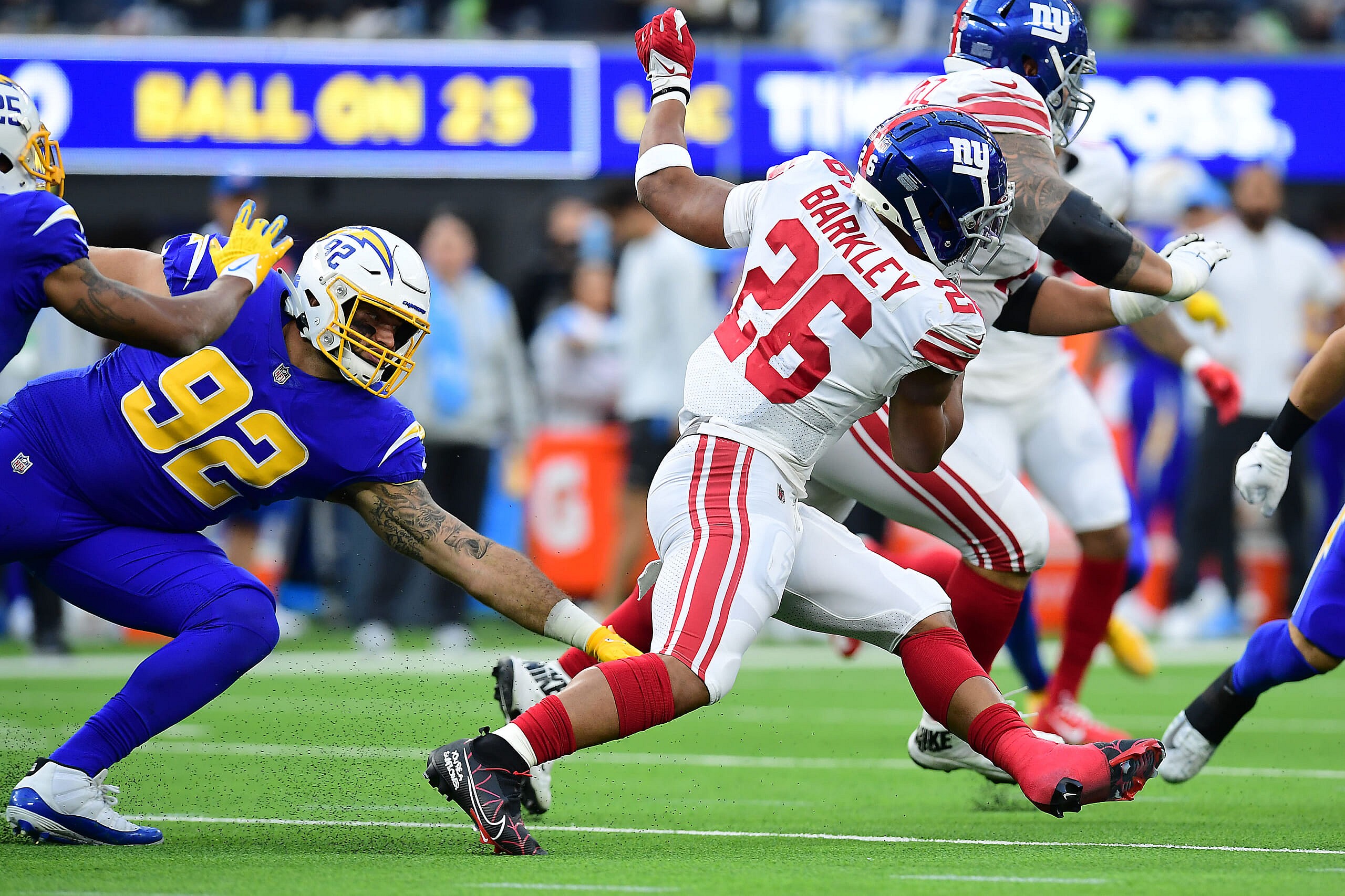 NFL: New York Giants at Los Angeles Chargers