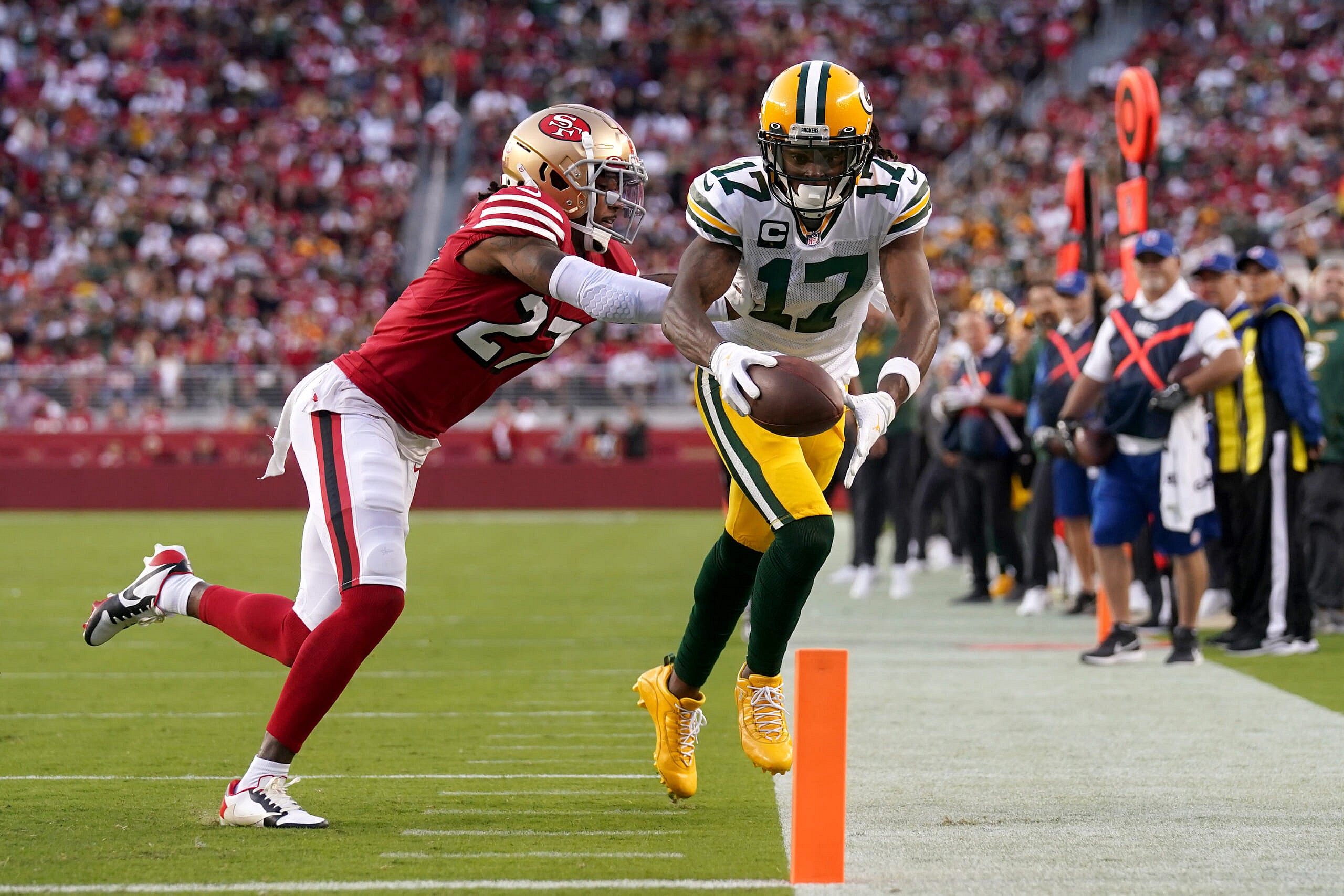 49ers at packers bold predictions: davante adams