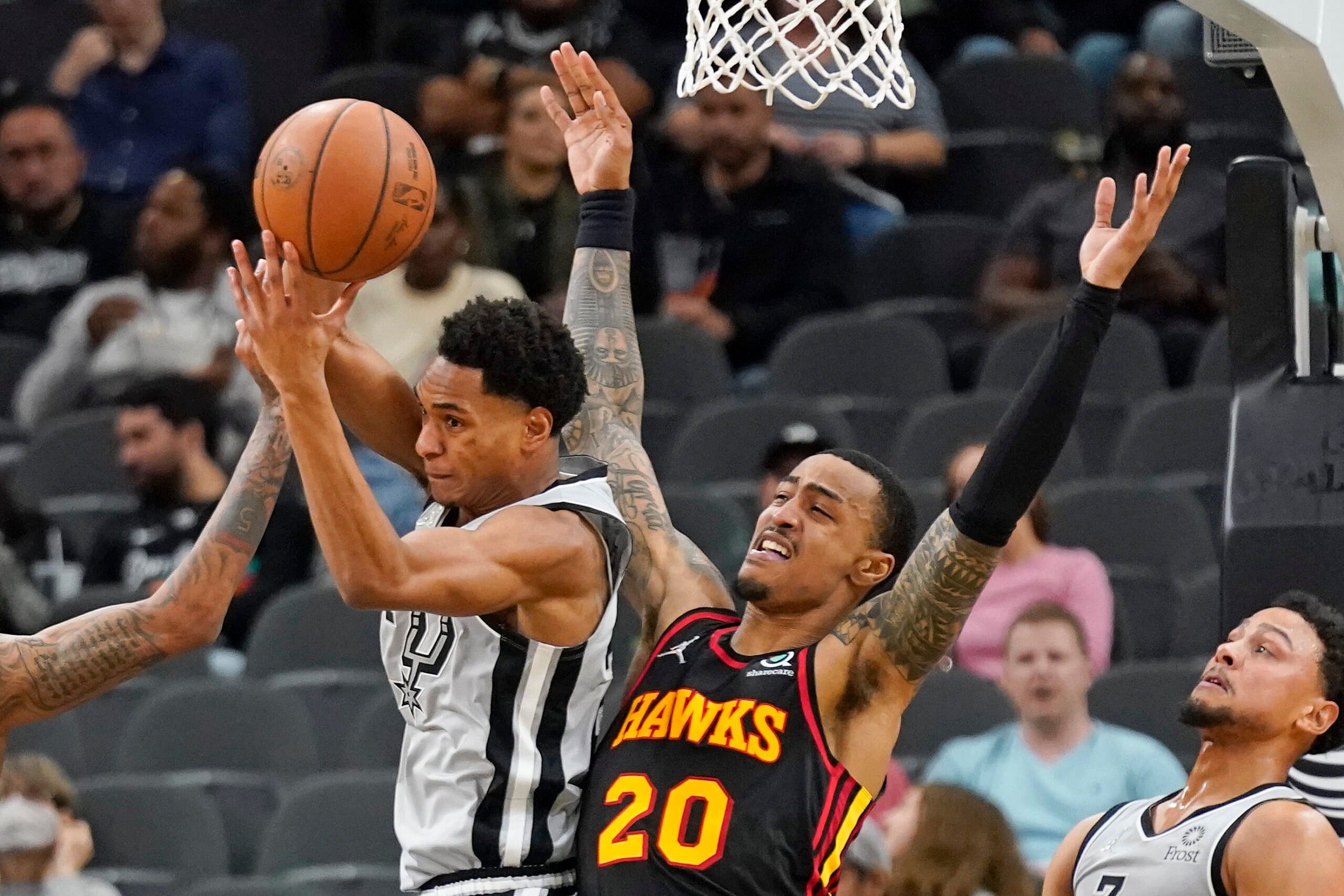 john collins trade, san antonio spurs