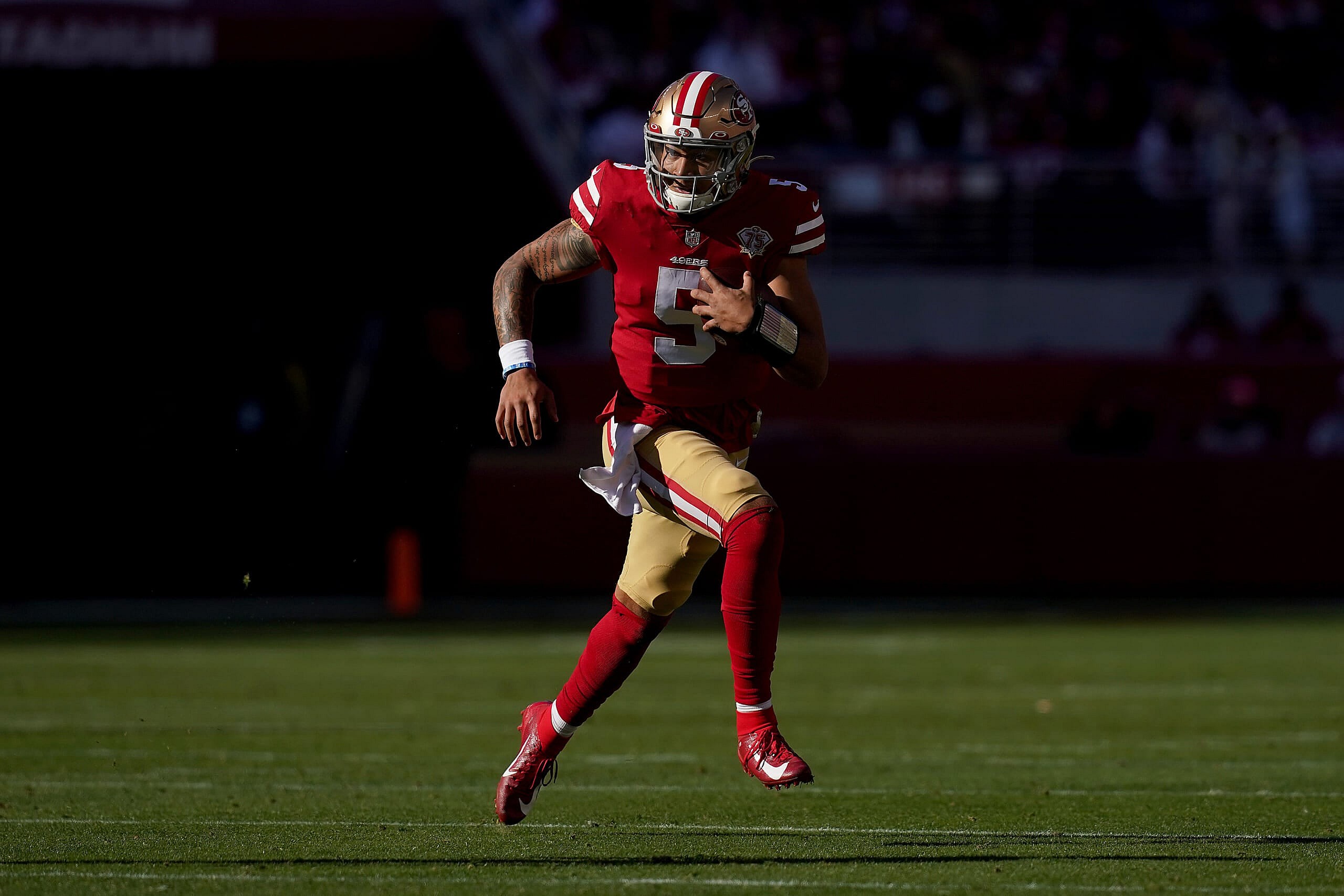 san francisco 49ers qb trey lance