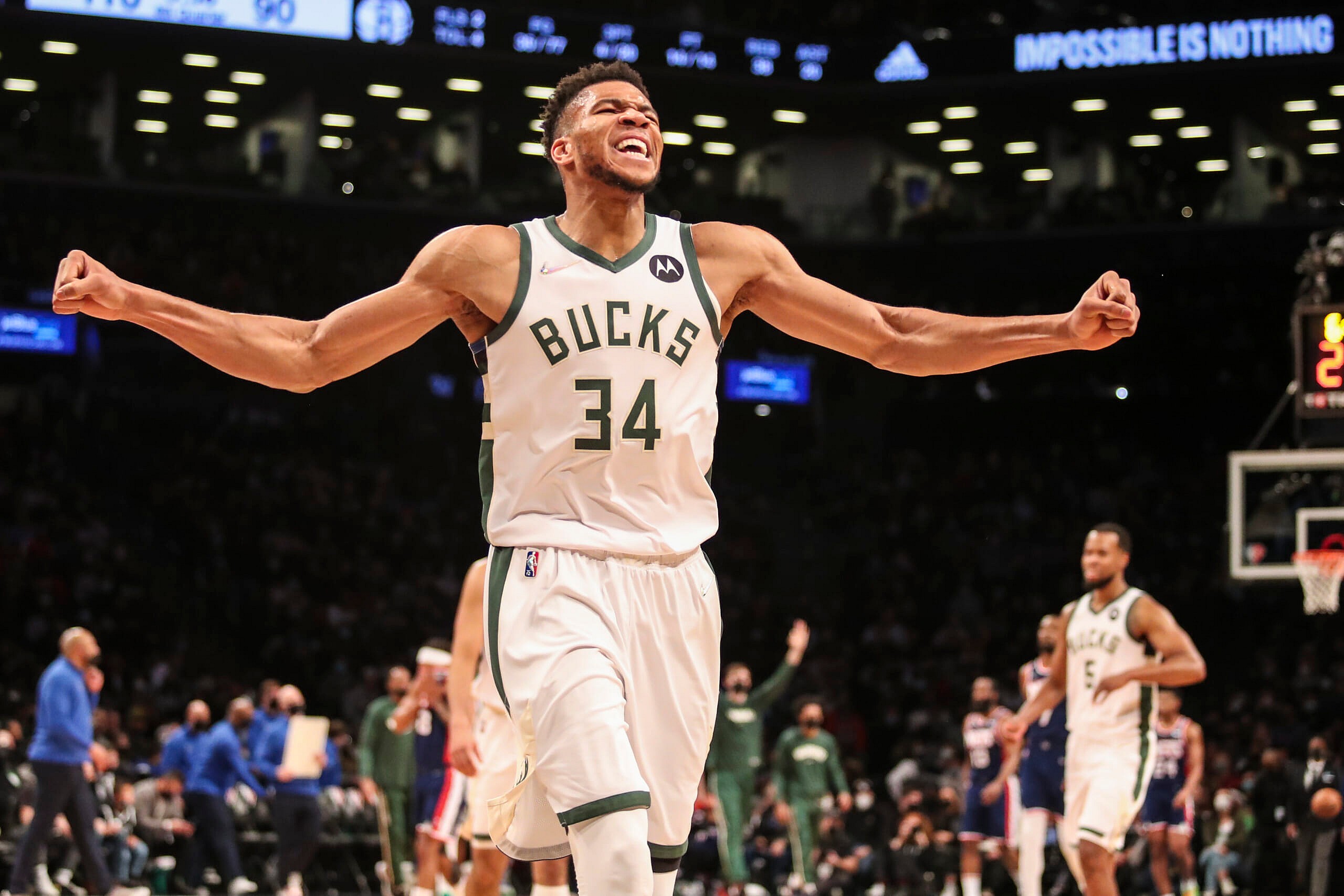 NBA: Milwaukee Bucks at Brooklyn Nets