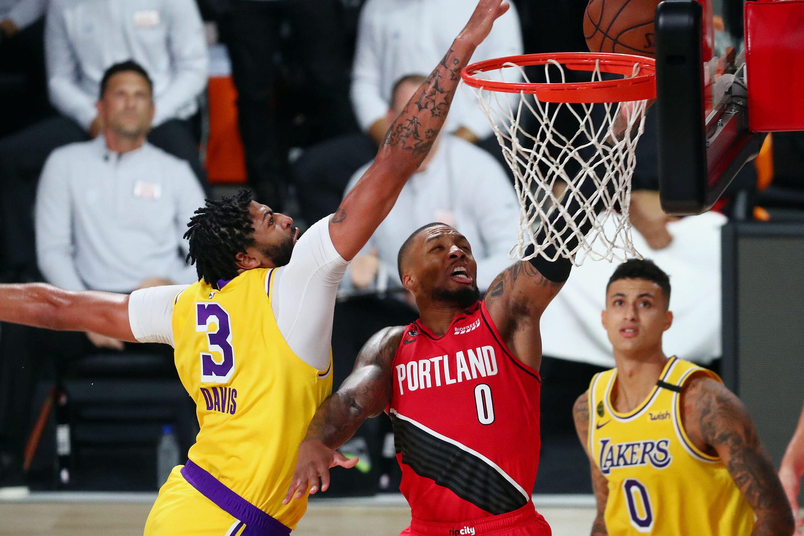 NBA: Playoffs-Portland Trail Blazers at Los Angeles Lakers