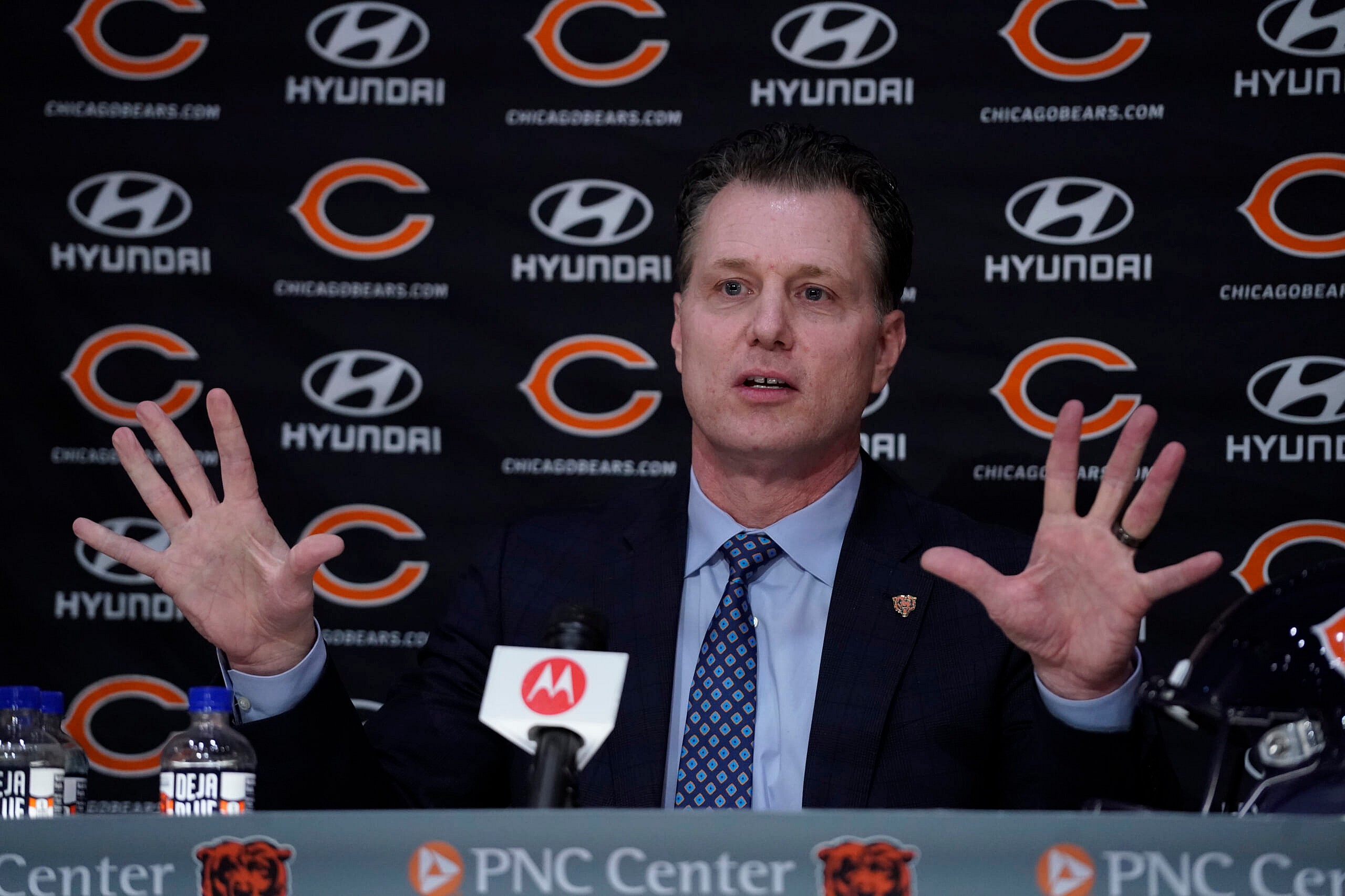 NFL: Chicago Bears-Head Coach Matt Eberflus Press Conference