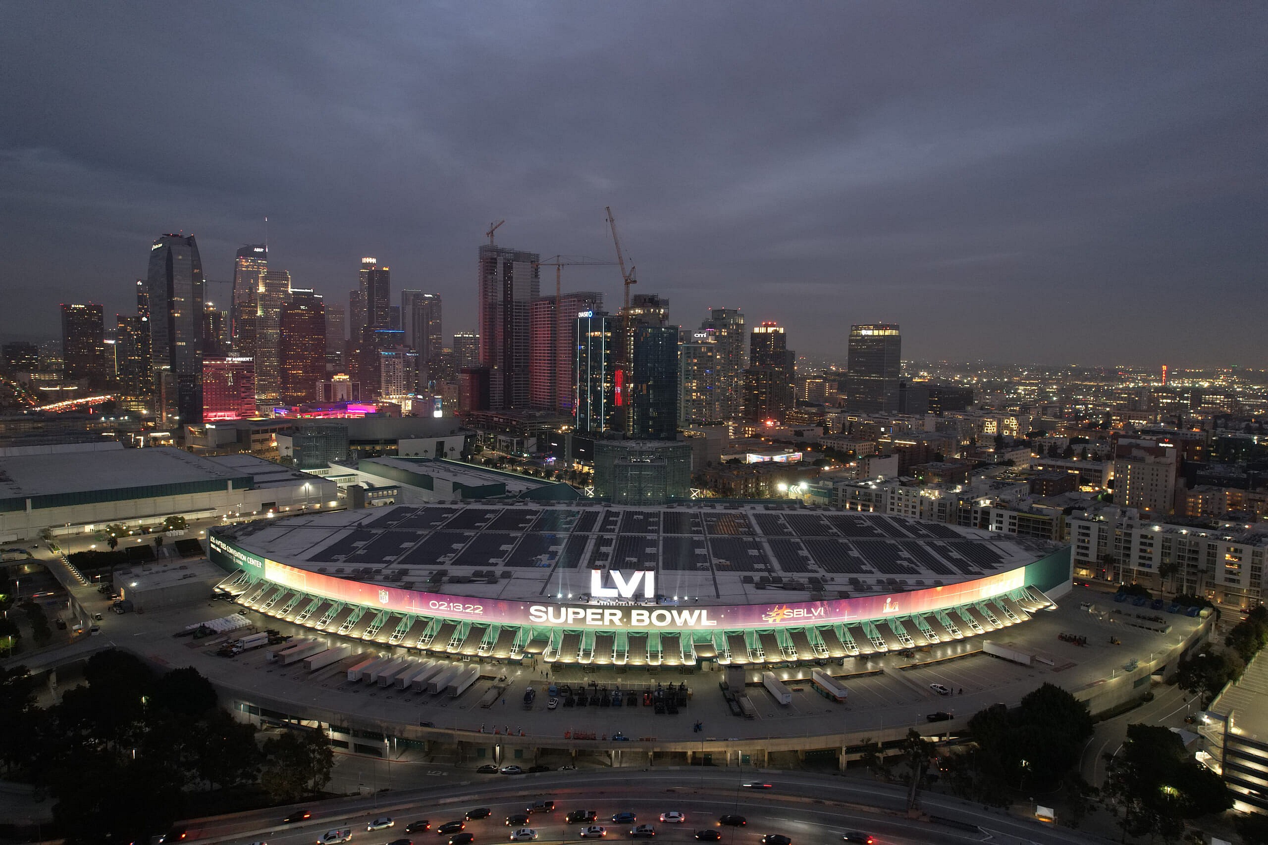 NFL: LVI Super Bowl-Stadium and Field Preparation Press Conference