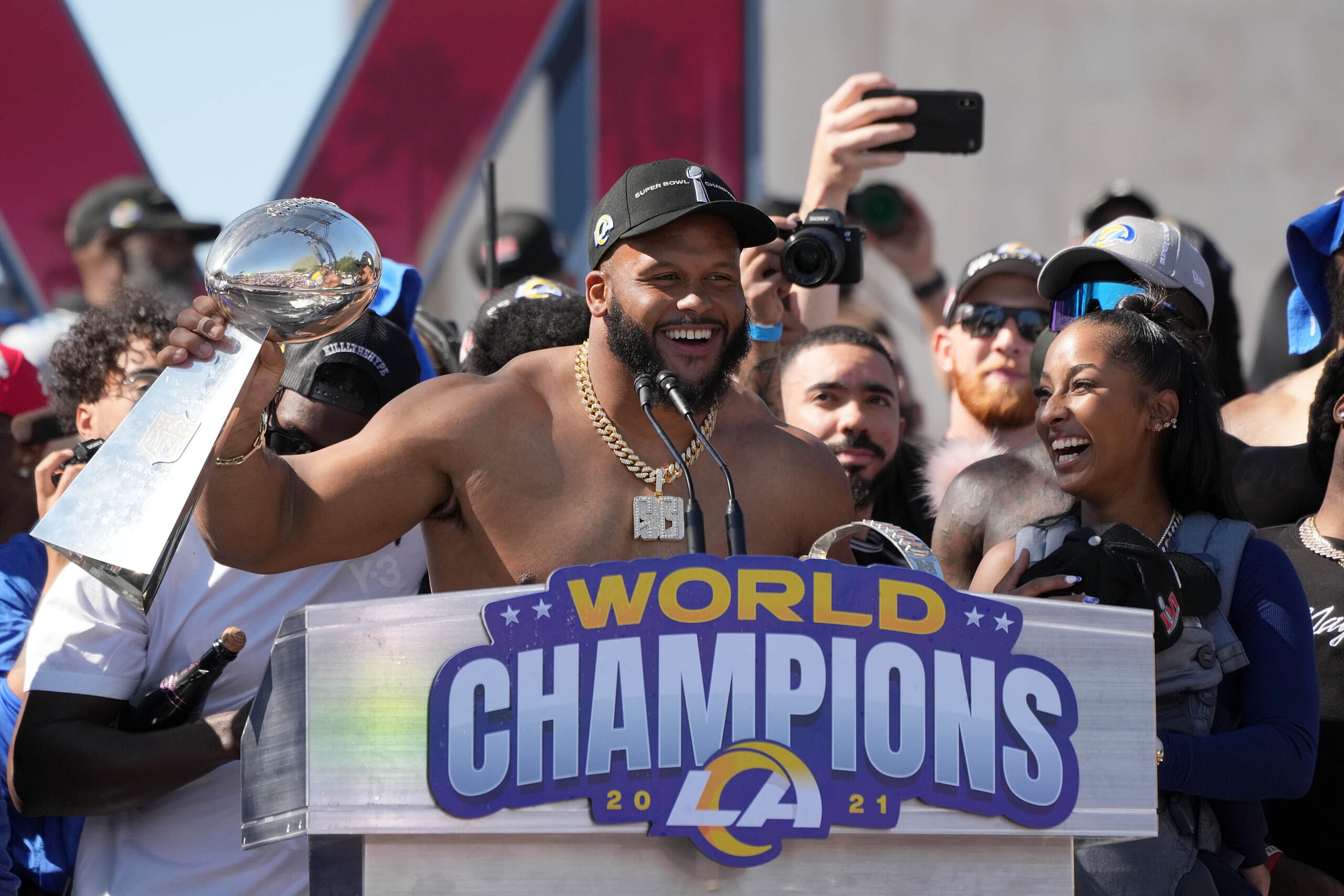 NFL: Super Bowl LVI-Los Angeles Rams Championship Parade