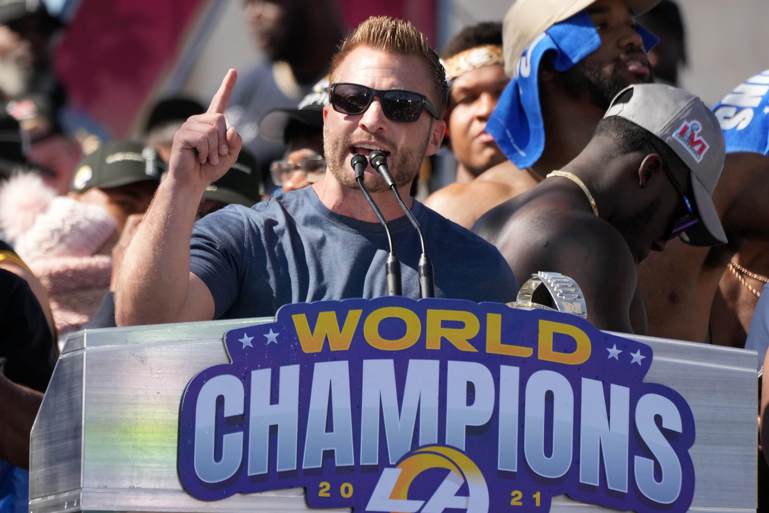 NFL: Super Bowl LVI-Los Angeles Rams Championship Parade