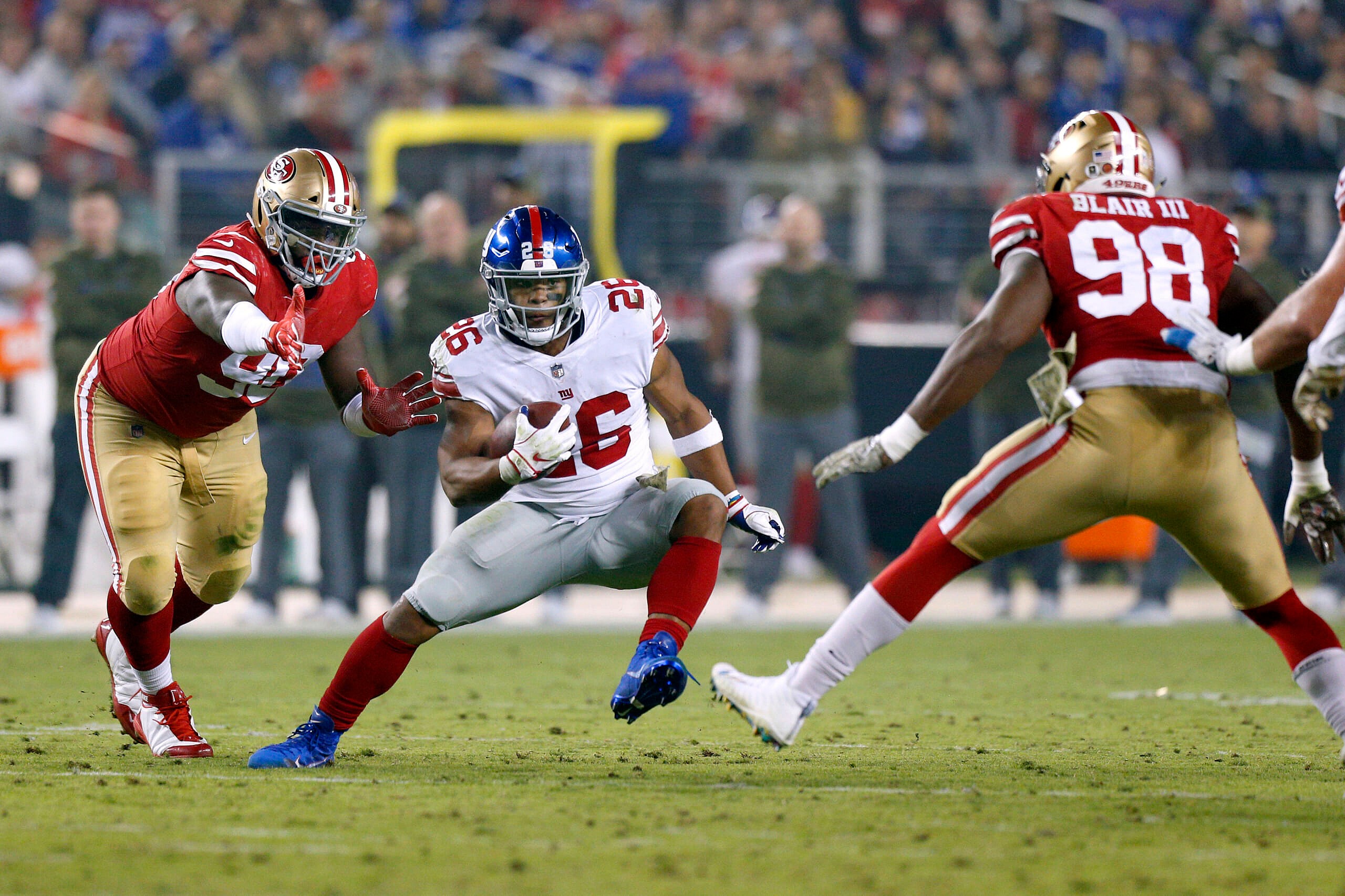 saquon barkley trade to the san francisco 49ers