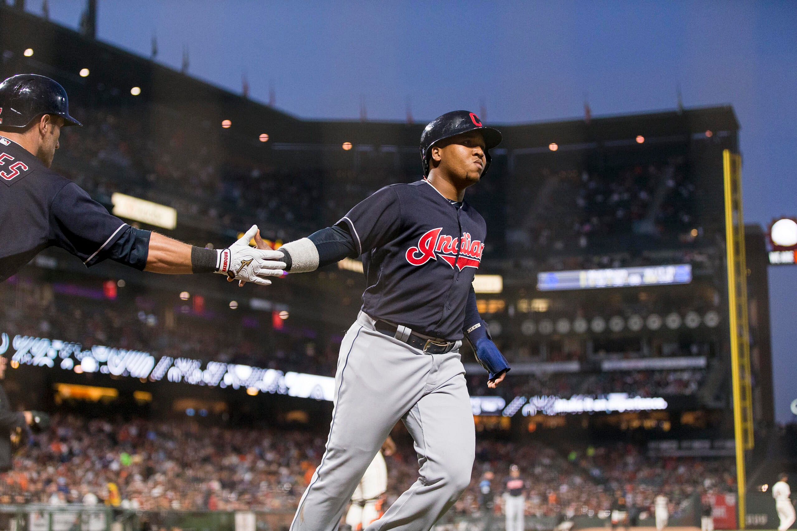 MLB: Cleveland Indians at San Francisco Giants
