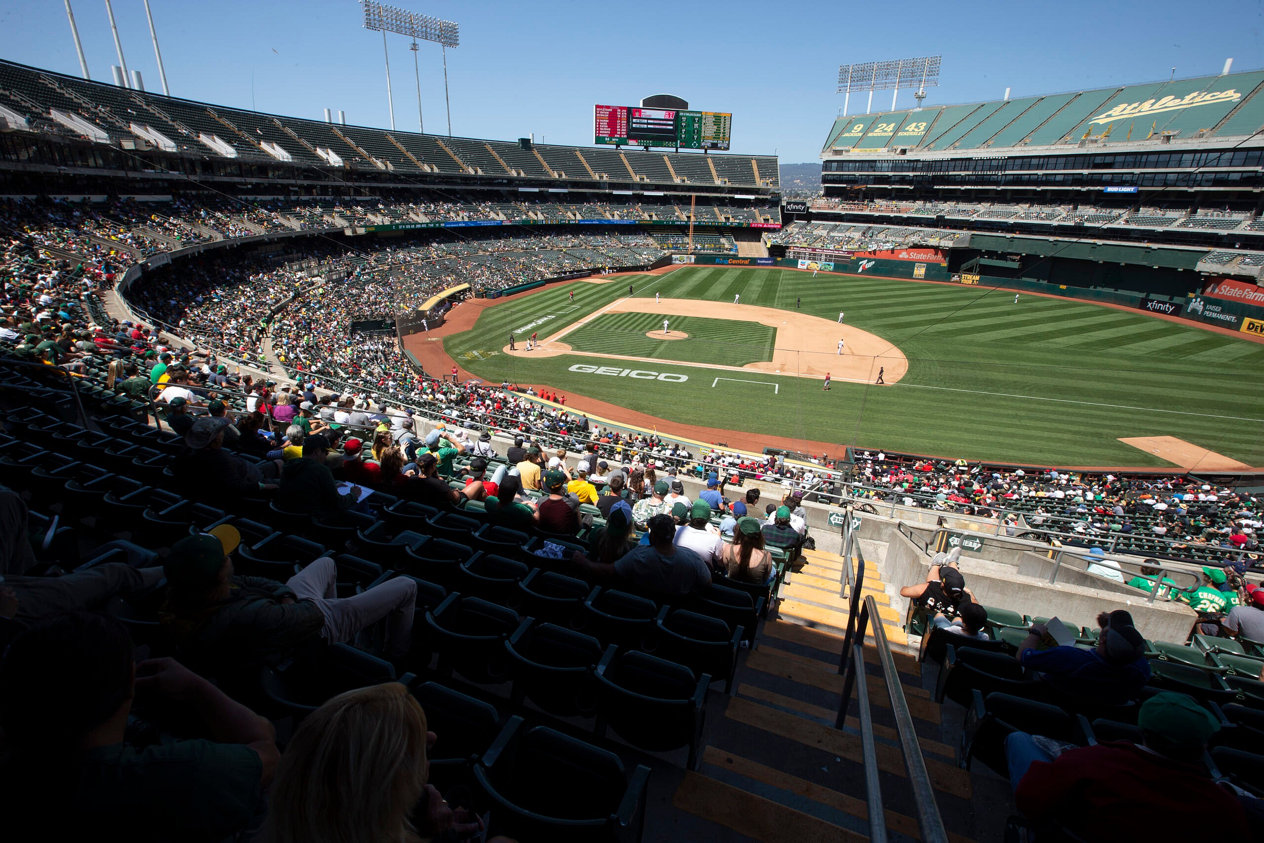 MLB: Los Angeles Angels at Oakland Athletics