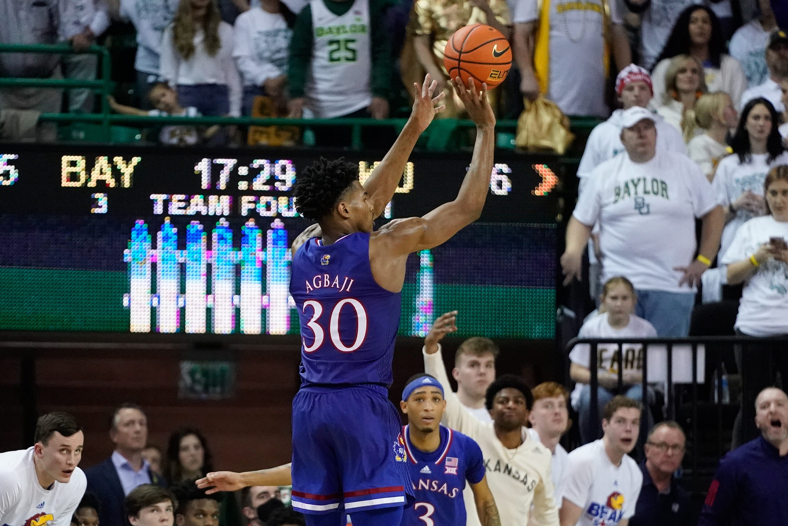NCAA Basketball: Kansas at Baylor