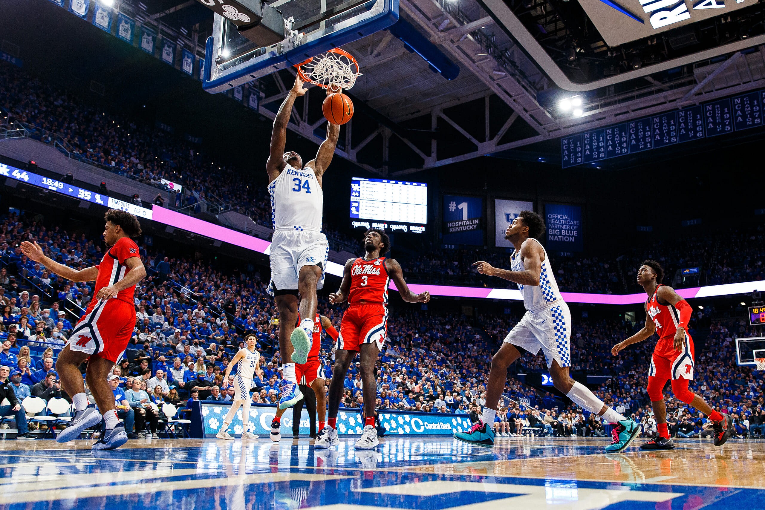 NCAA Basketball: Mississippi at Kentucky