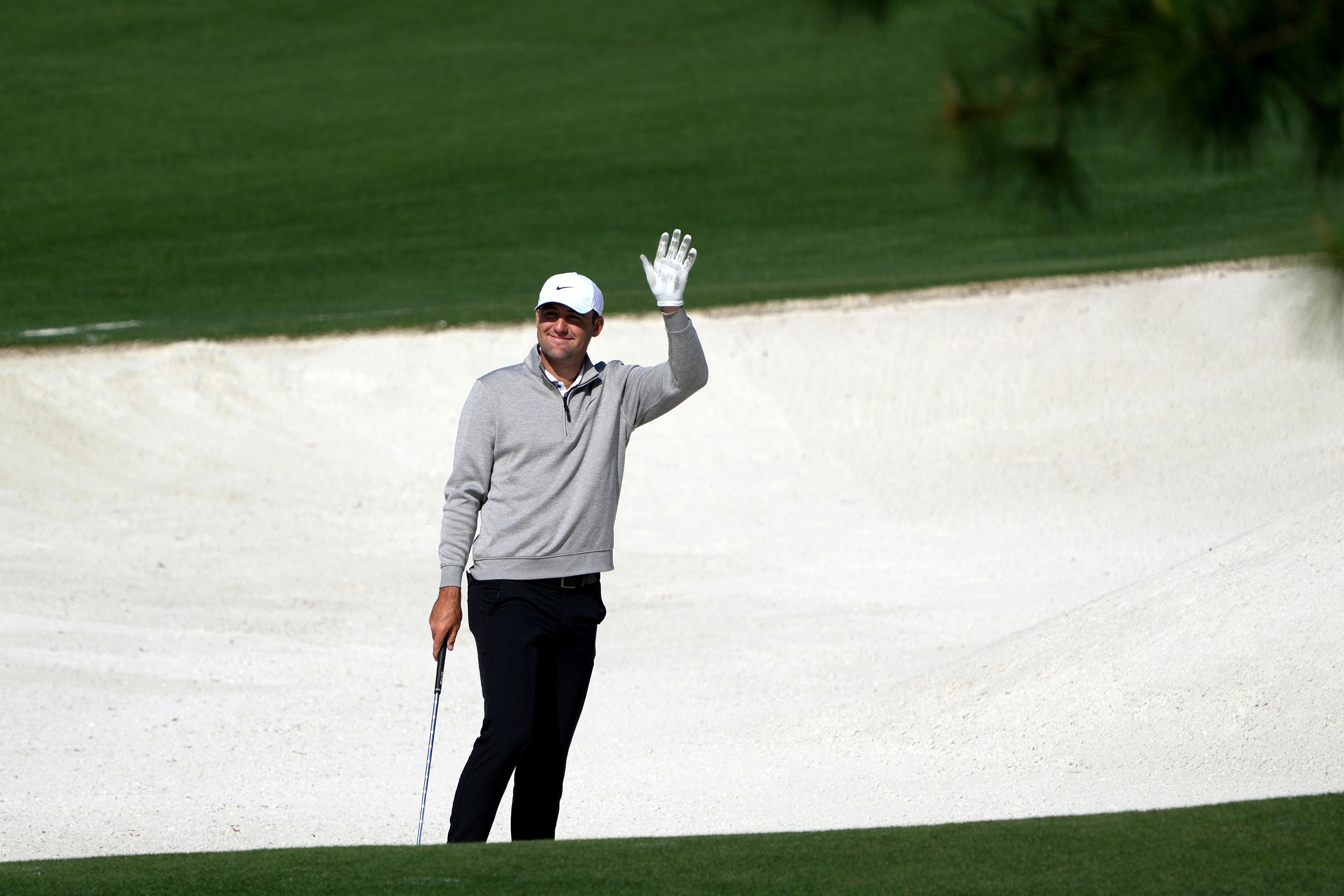 Golf: Masters Tournament - Practice Round