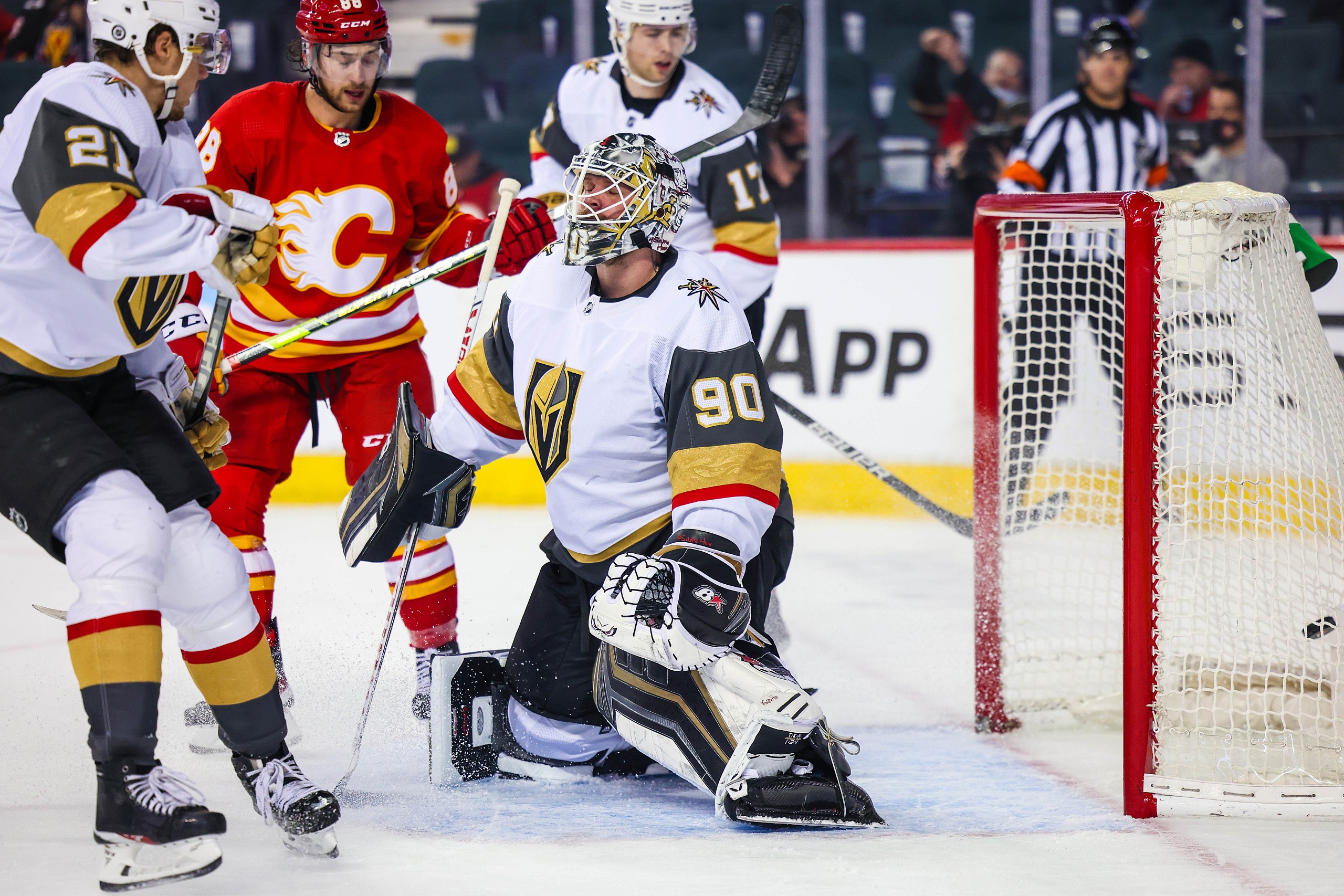 NHL: Vegas Golden Knights at Calgary Flames