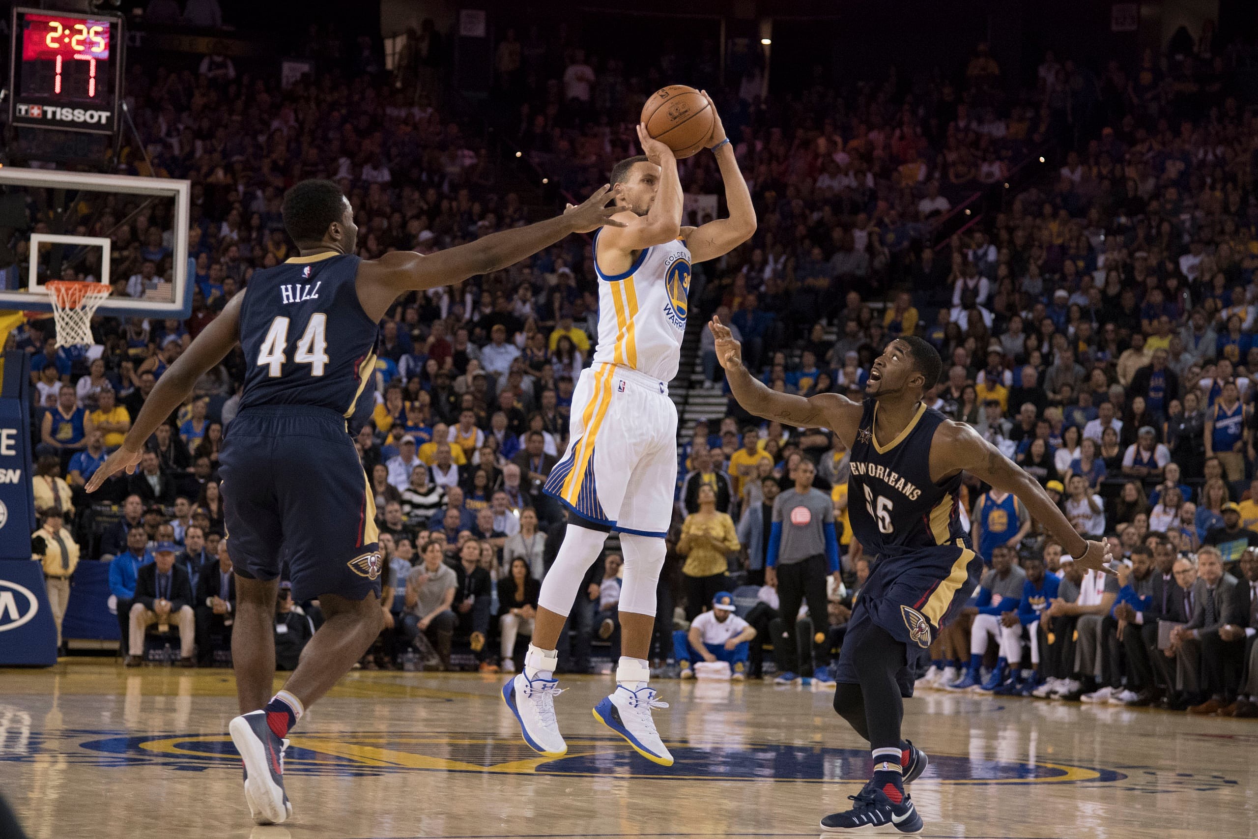 most 3-pointers in a game: stephen curry