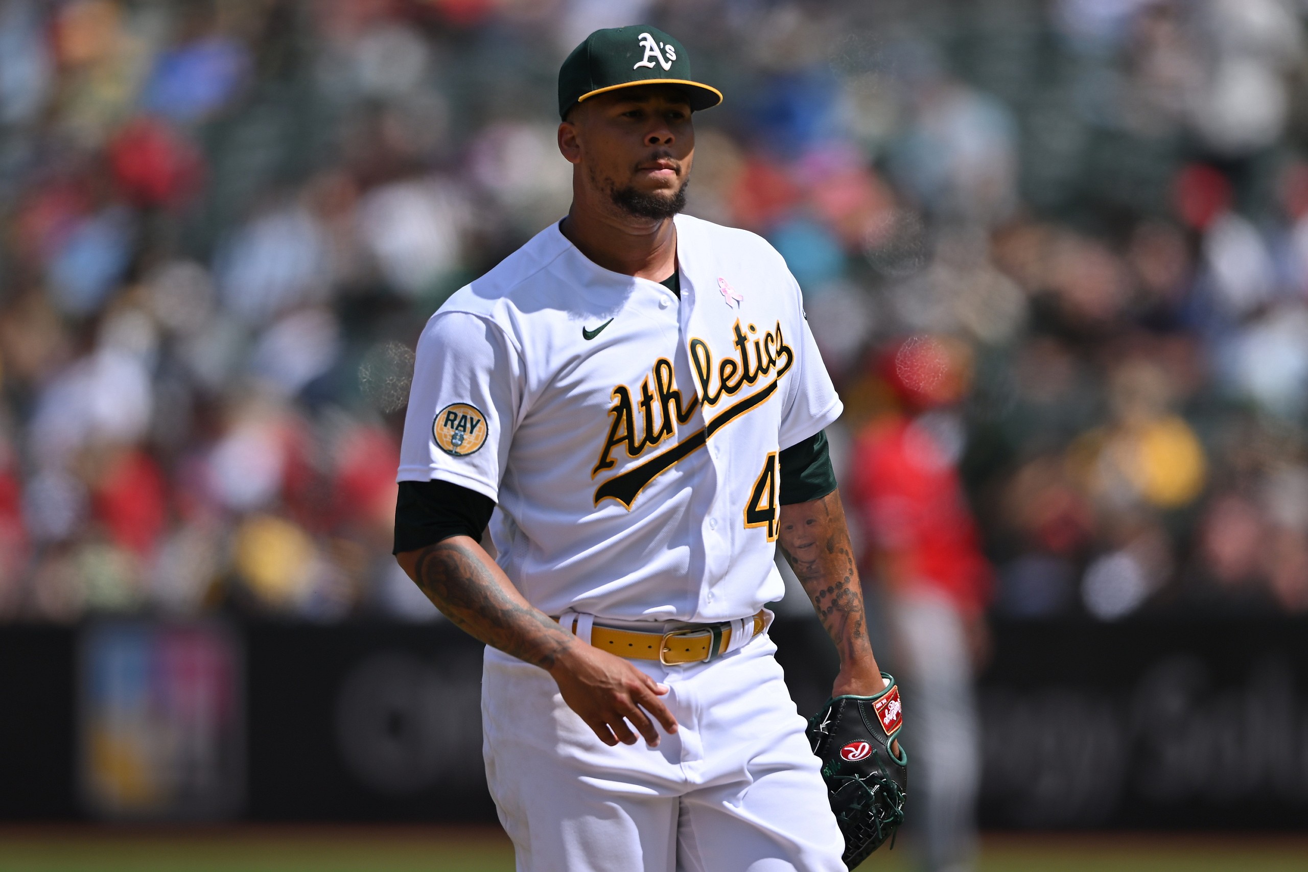 MLB: Los Angeles Angels at Oakland Athletics
