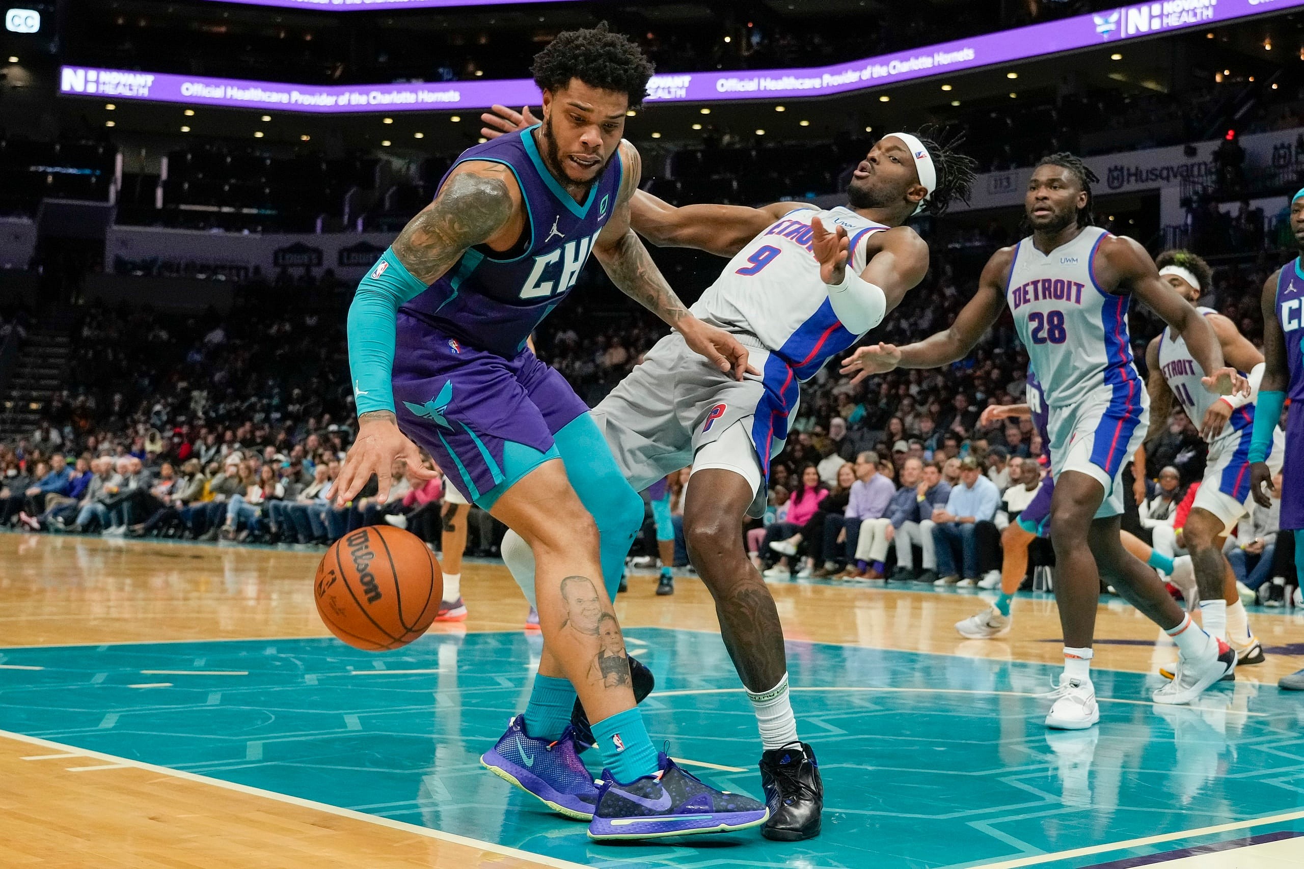 NBA: Detroit Pistons at Charlotte Hornets