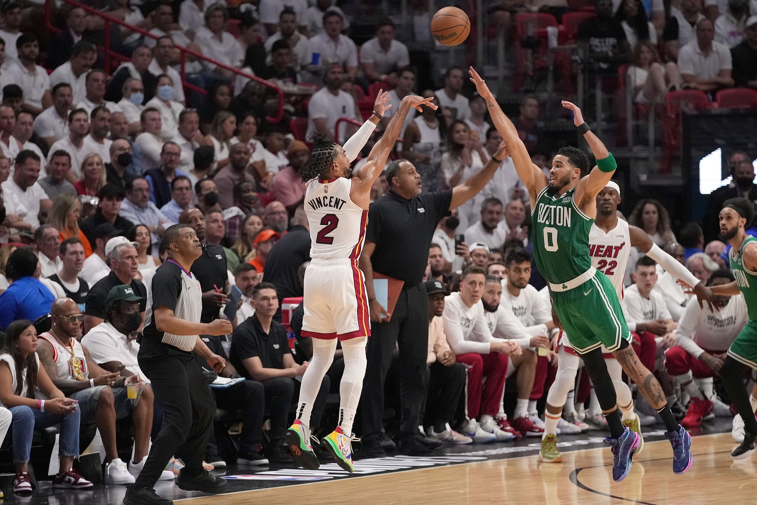 NBA: Playoffs-Boston Celtics at Miami Heat