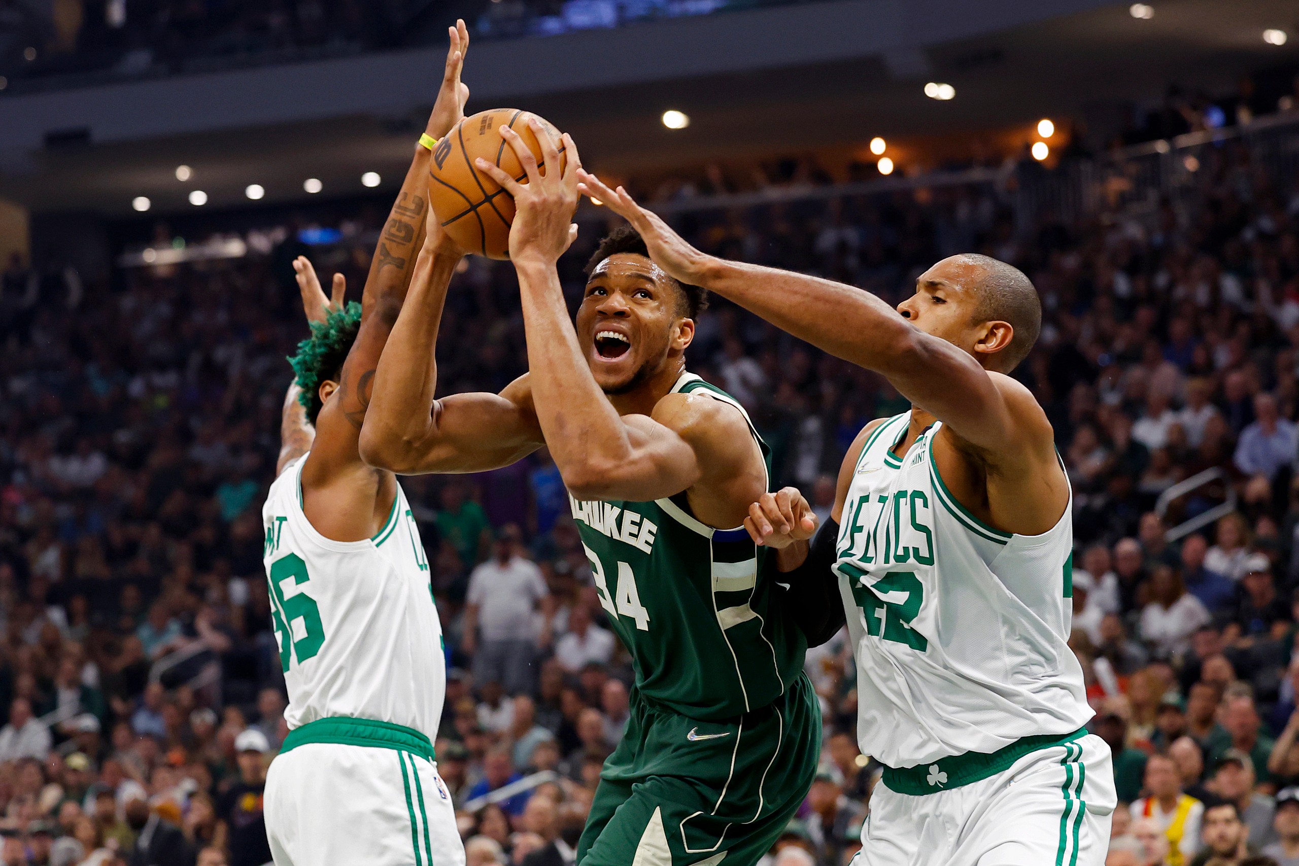 NBA: Playoffs-Boston Celtics at Milwaukee Bucks