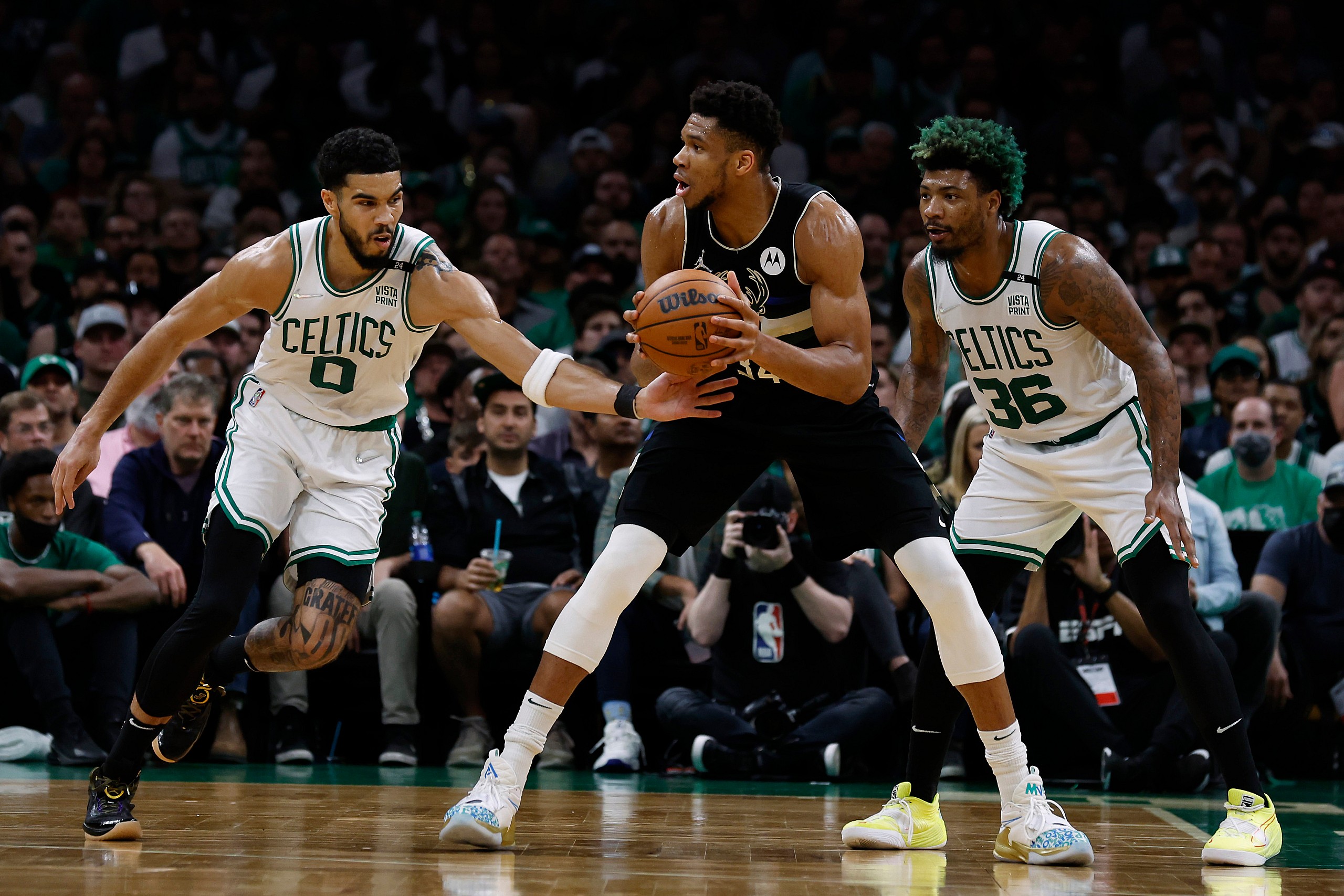 NBA: Playoffs-Milwaukee Bucks at Boston Celtics