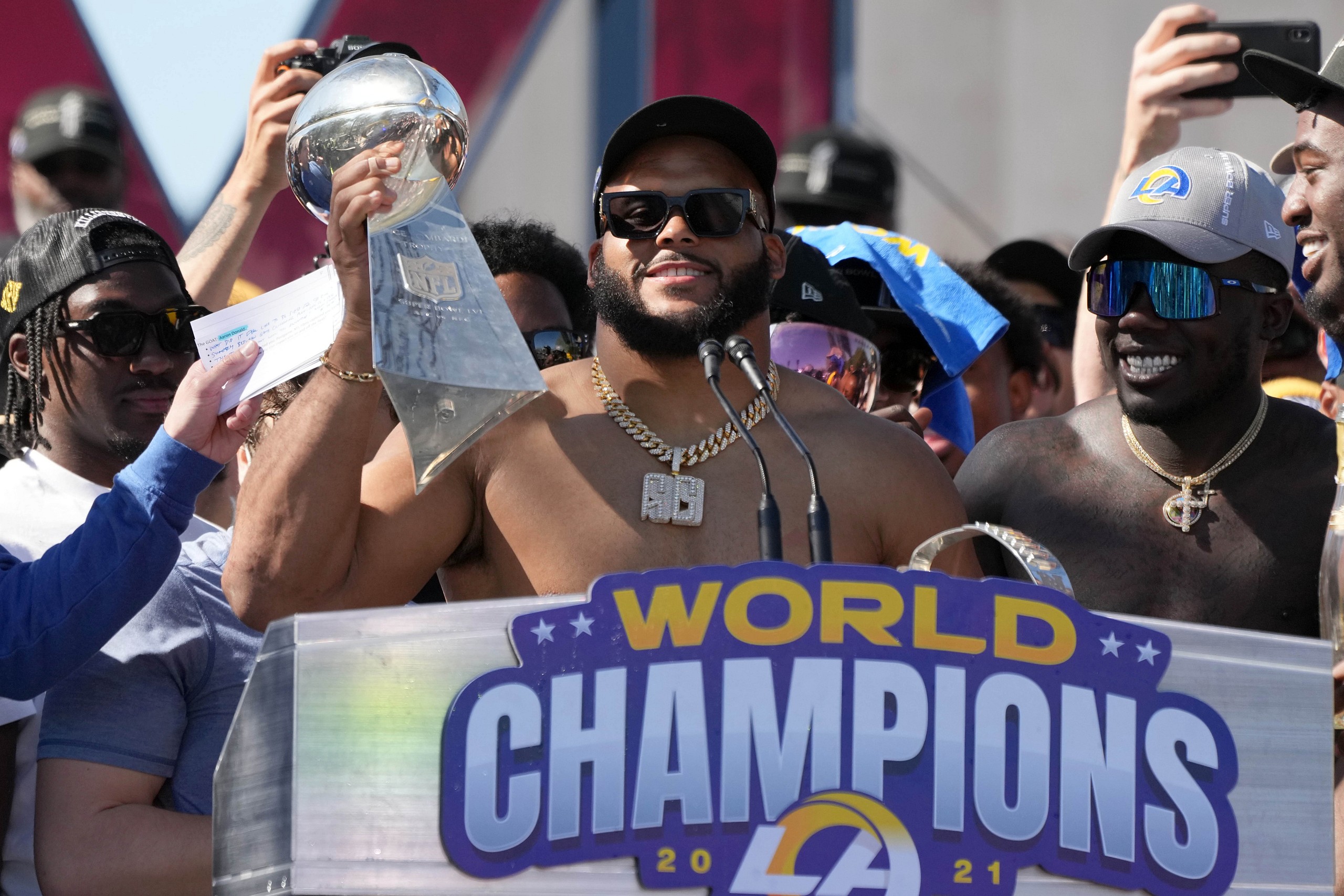 NFL: Super Bowl LVI-Los Angeles Rams Championship Parade