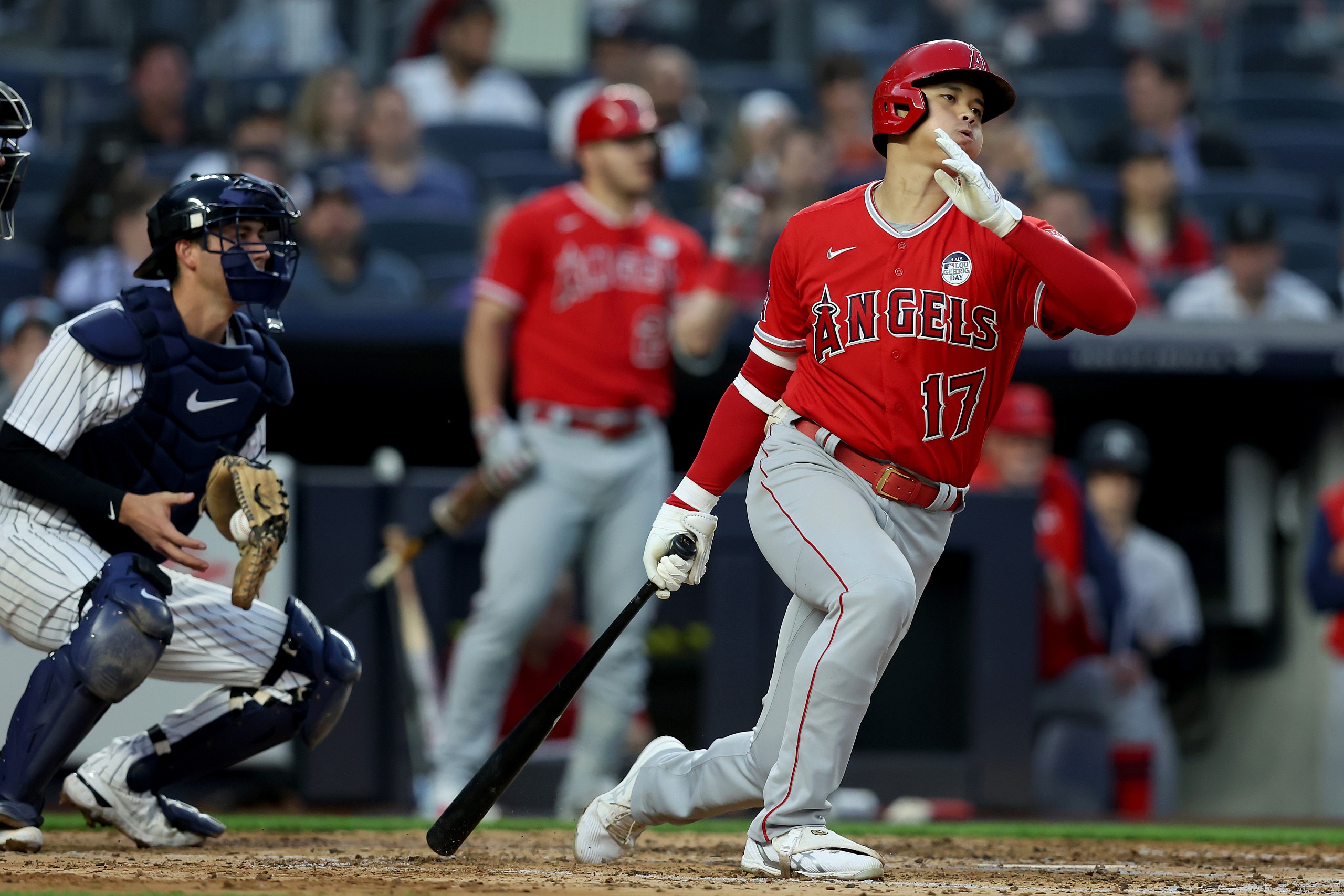 MLB: Los Angeles Angels at New York Yankees-Game 2