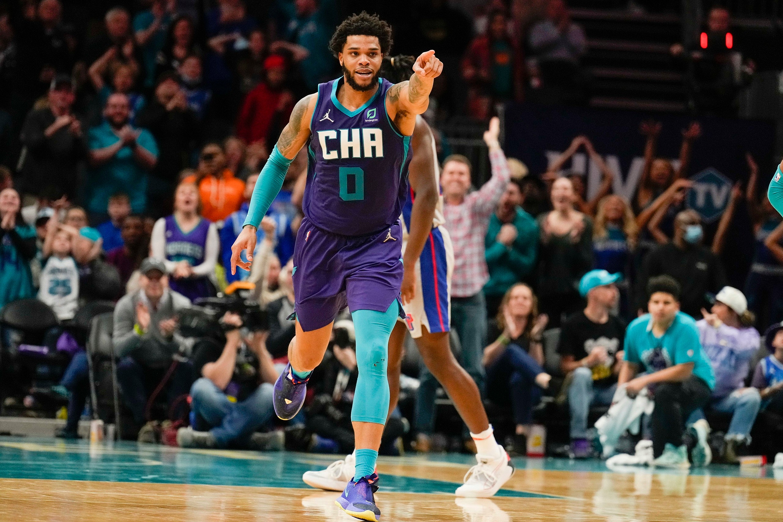 NBA: Detroit Pistons at Charlotte Hornets