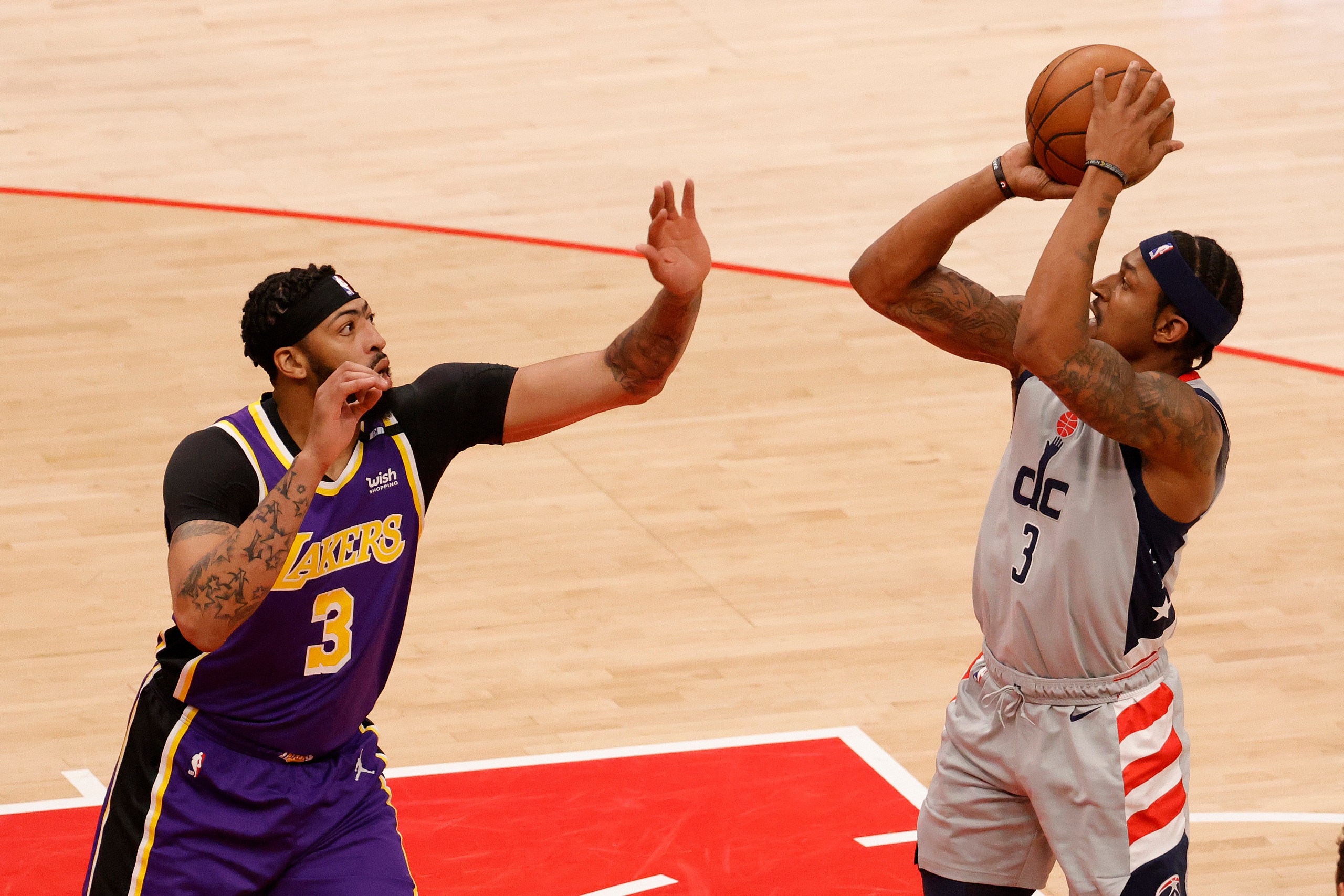 NBA: Los Angeles Lakers at Washington Wizards