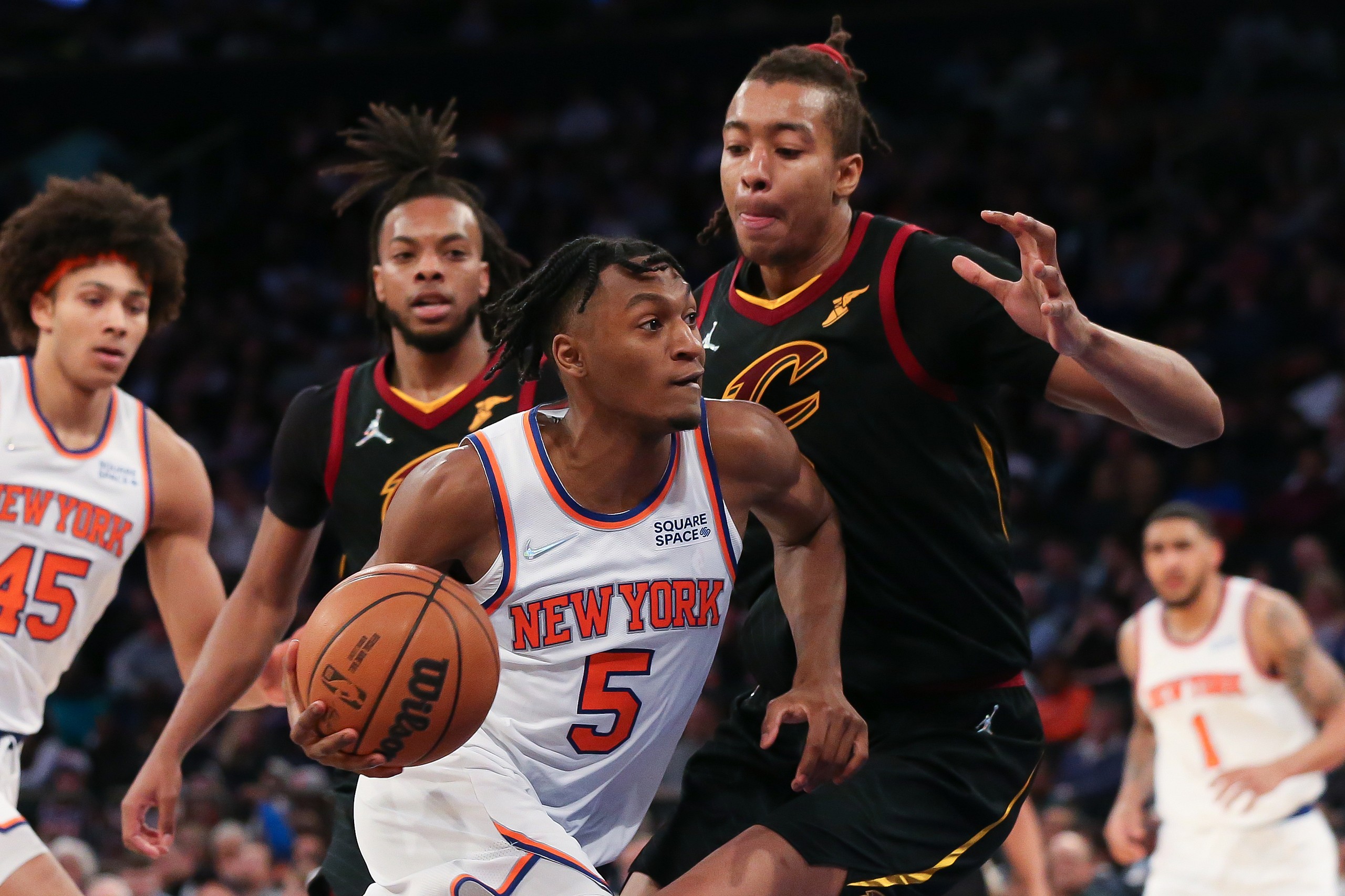 new york knicks' immanuel quickley