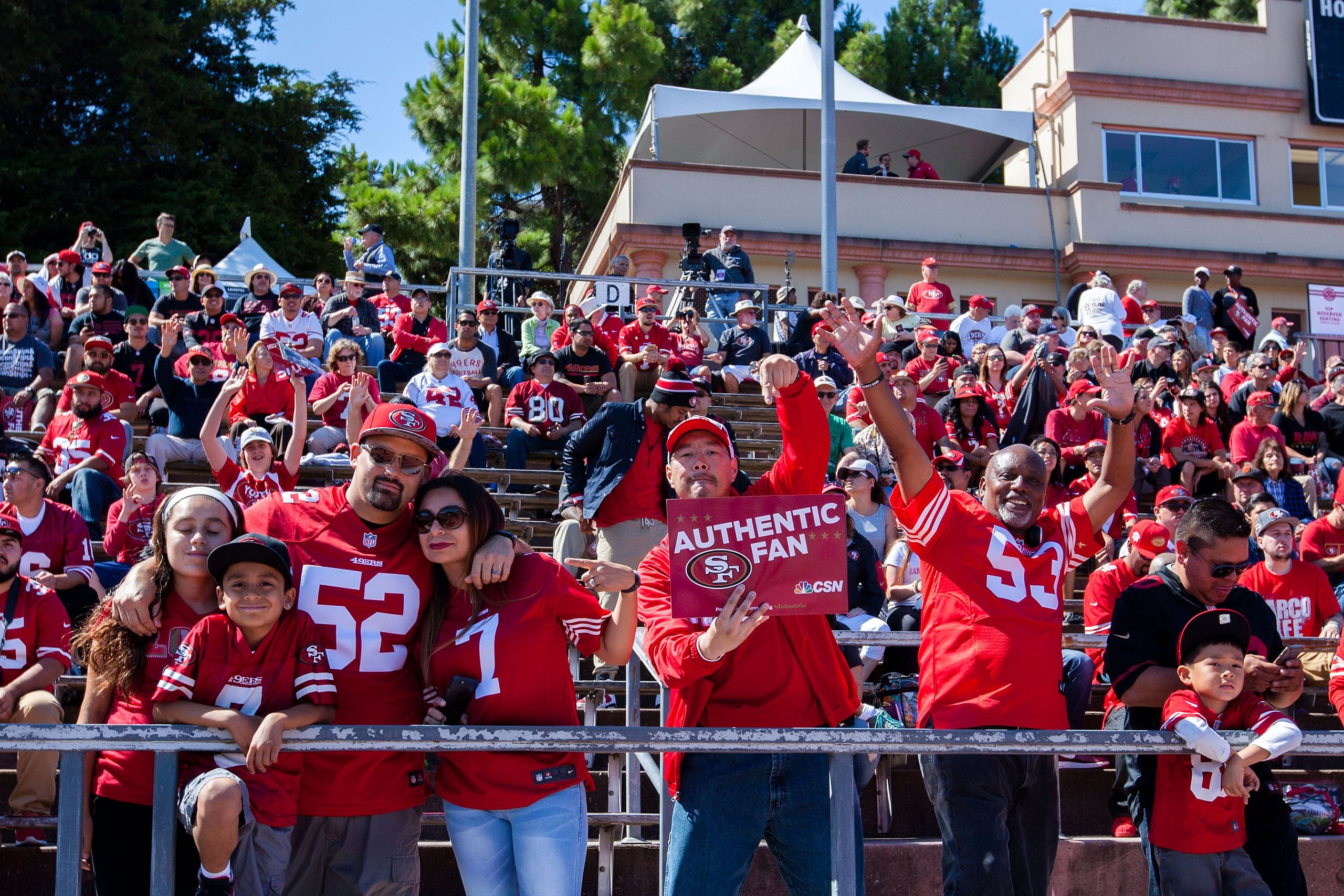 san francisco 49ers training camp