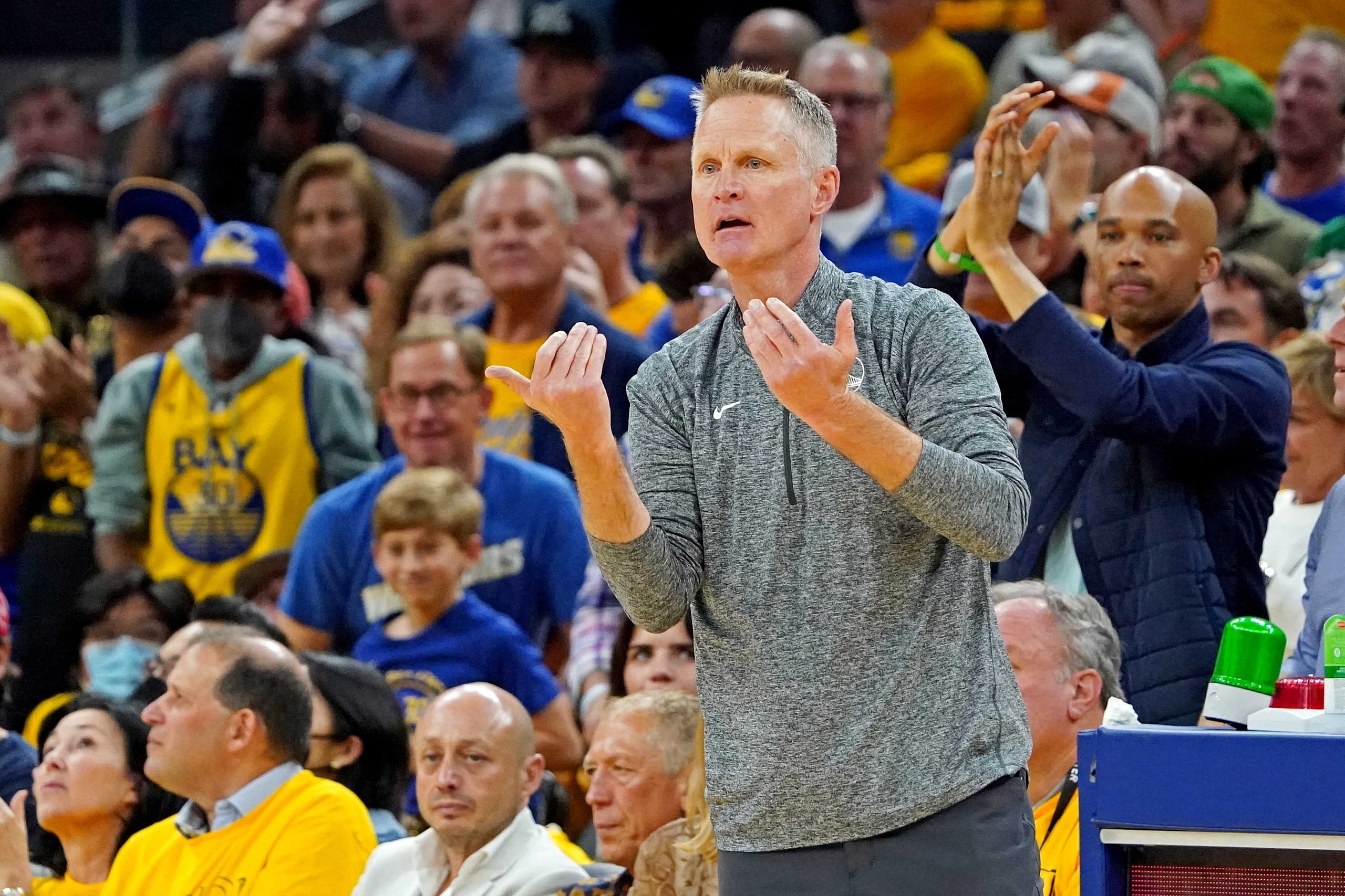 steve kerr, golden state warriors, nba finals