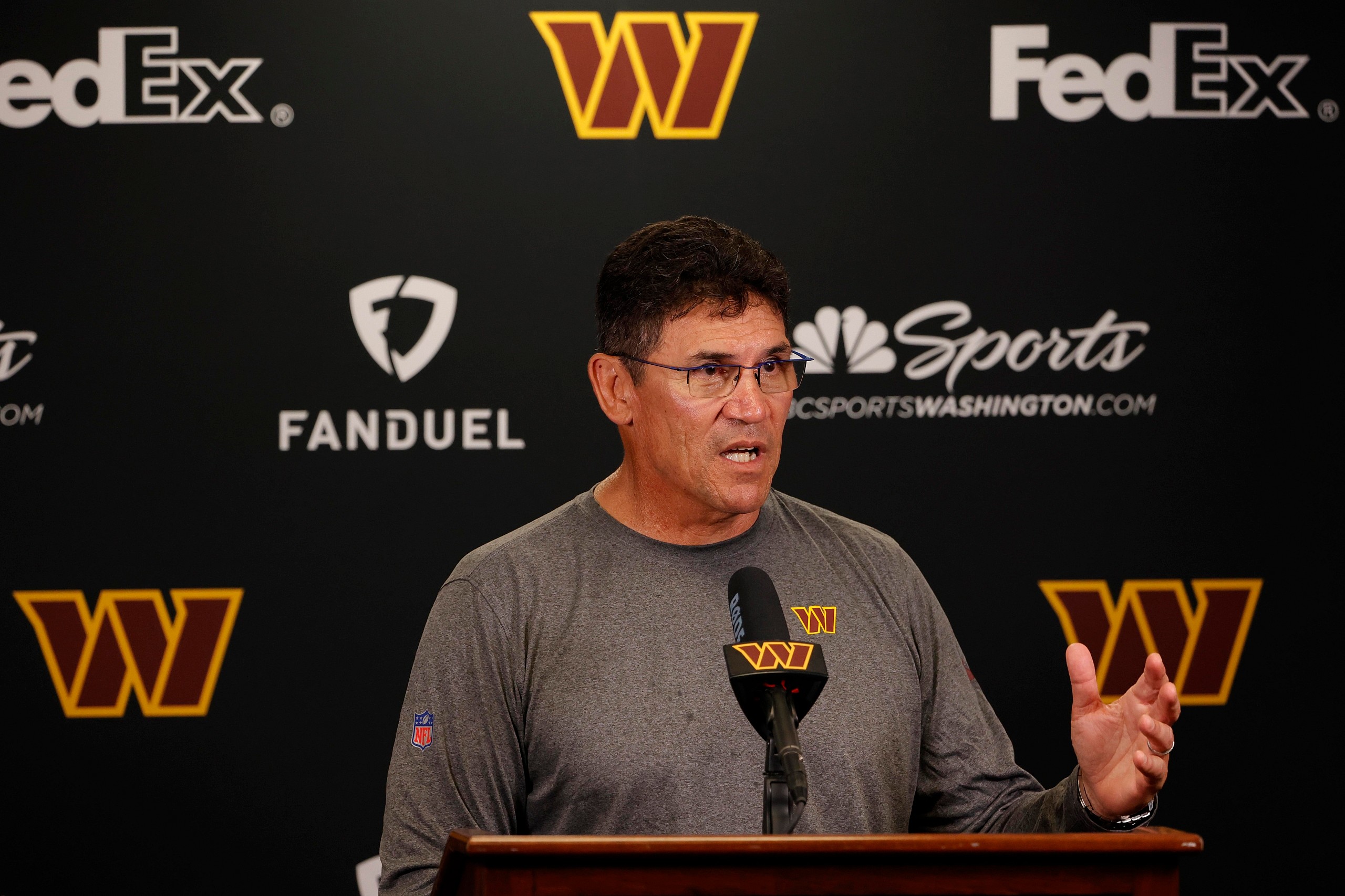 washington commanders head coach ron rivera
