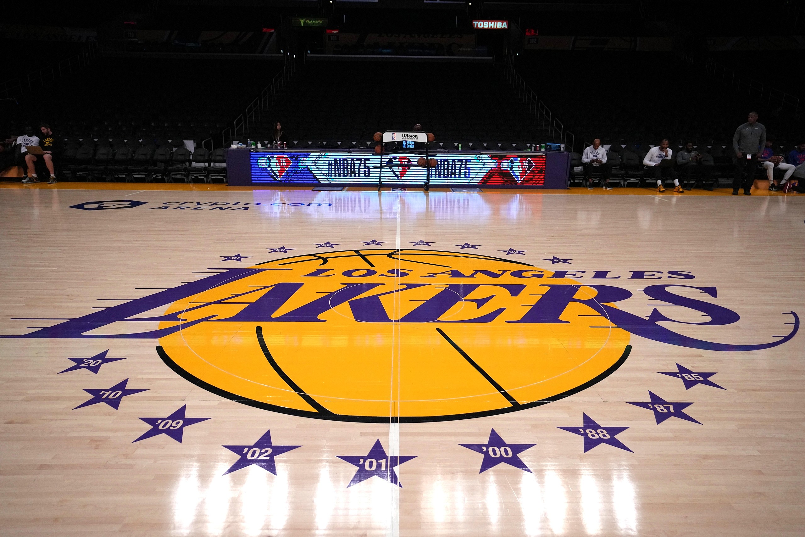 NBA: Philadelphia 76ers at Los Angeles Lakers