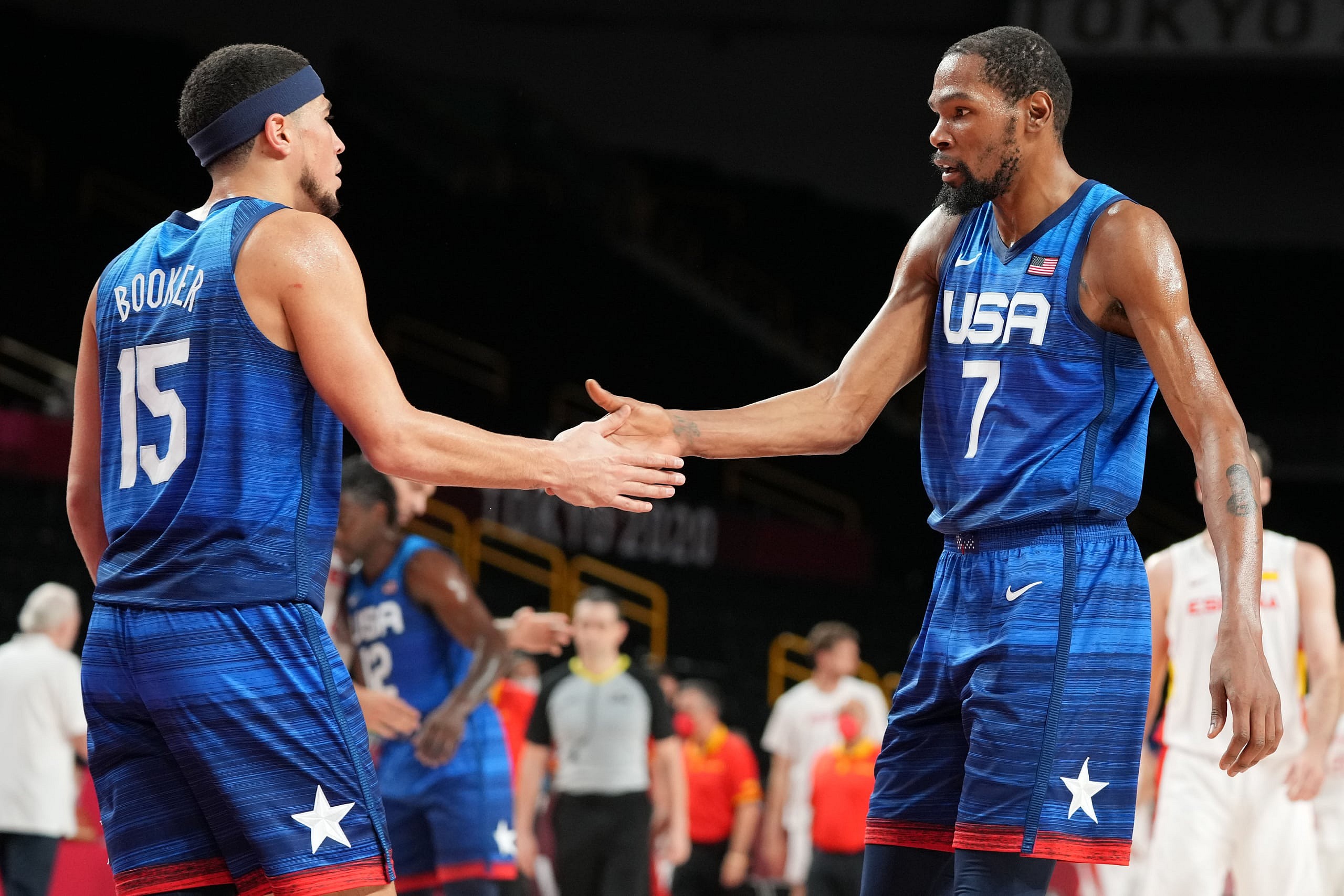 Olympics: Basketball-Men Quarterfinal - ESP-USA