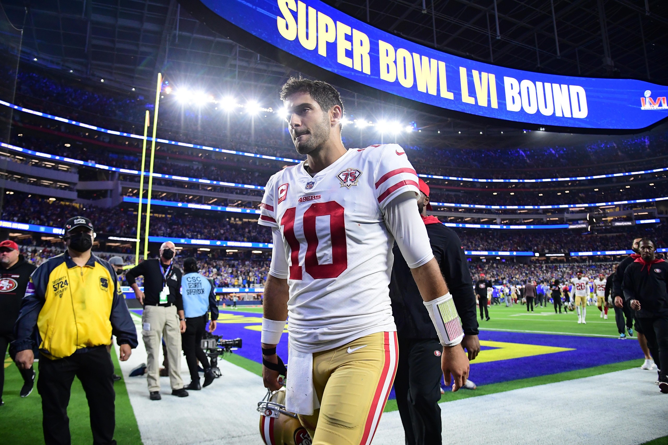 nfl training camp cut: jimmy garoppolo