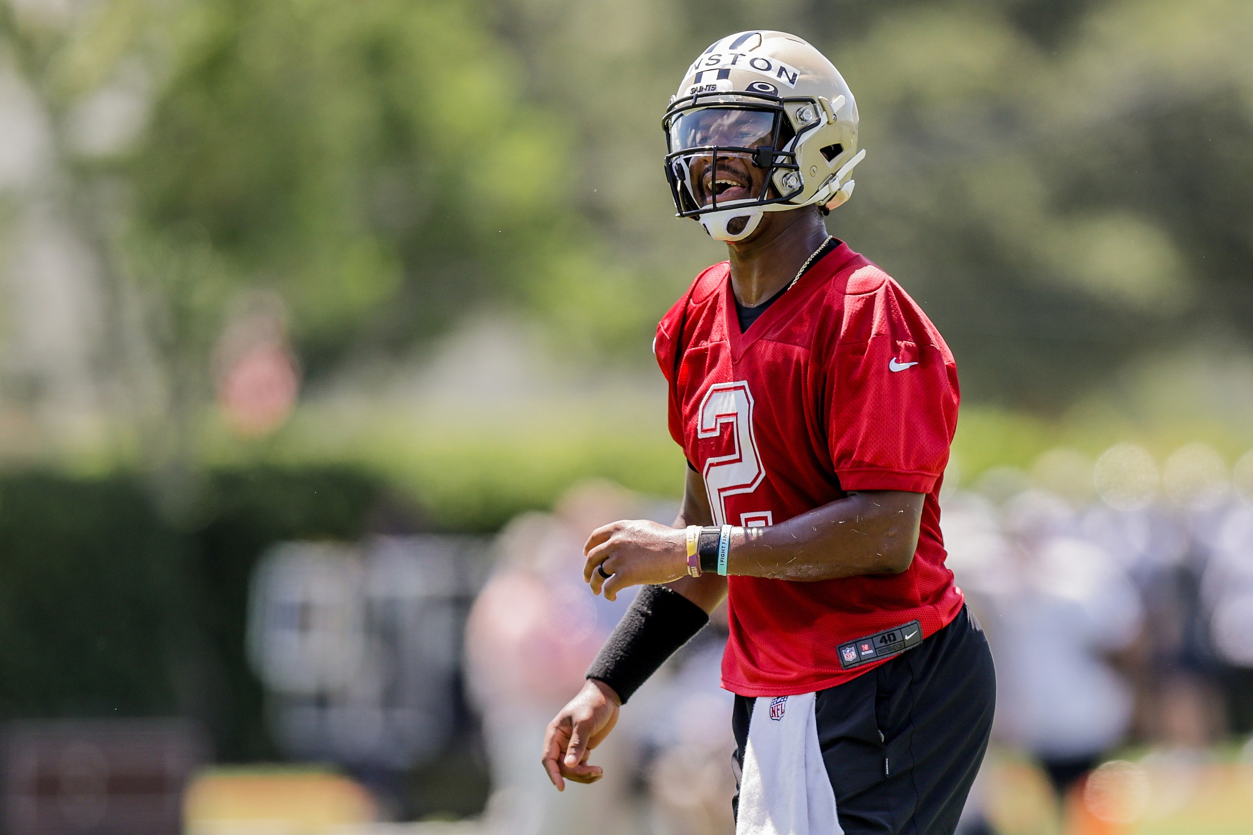 nfl training camps: jameis winston, new orleans saints