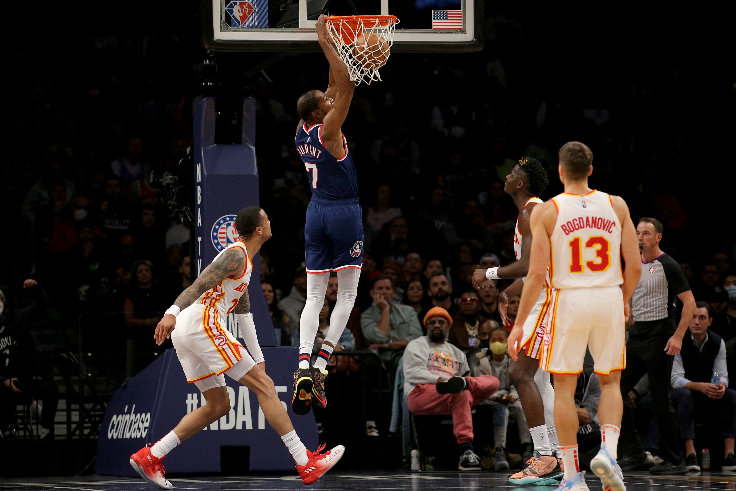 NBA: Atlanta Hawks at Brooklyn Nets