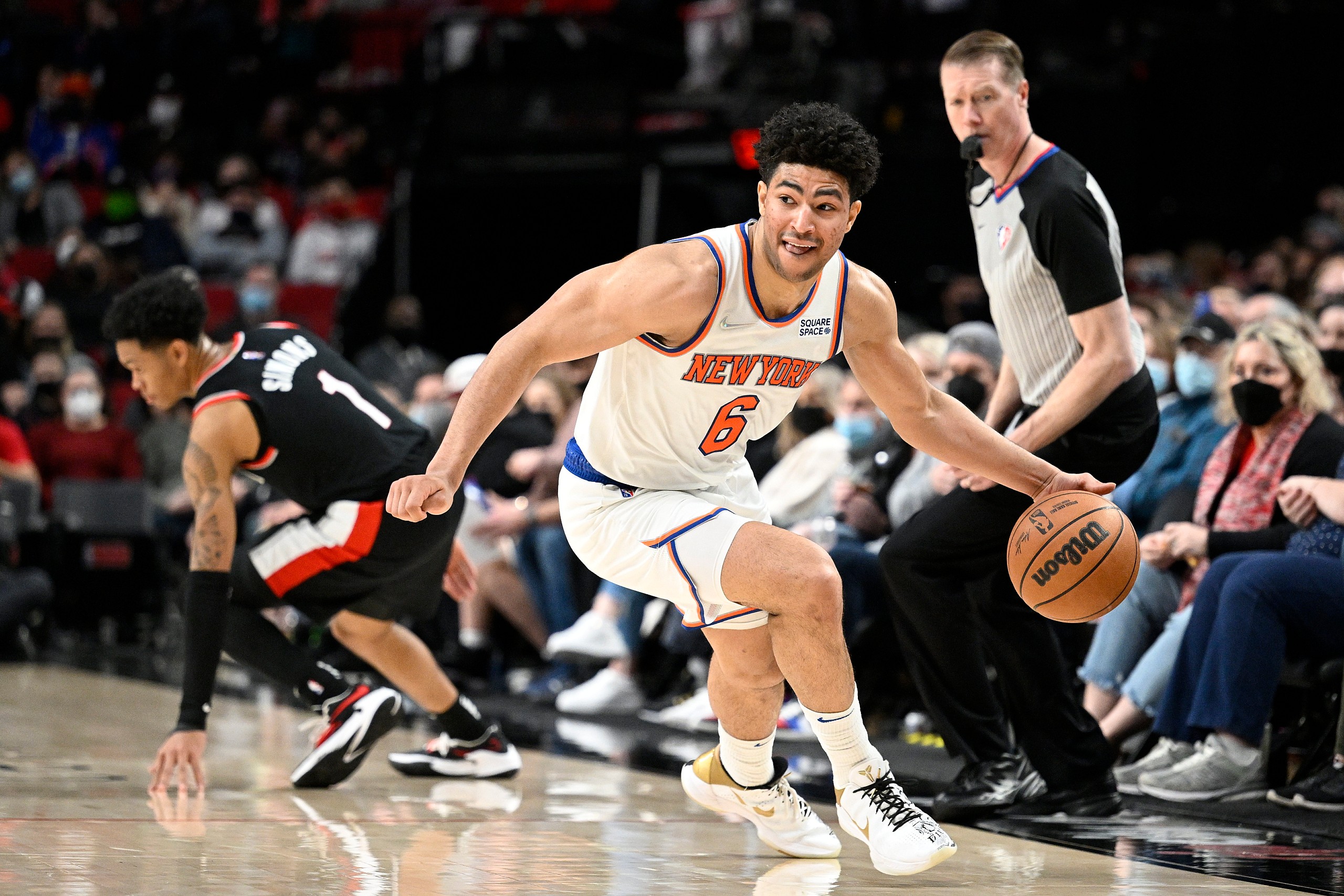 NBA: New York Knicks at Portland Trail Blazers