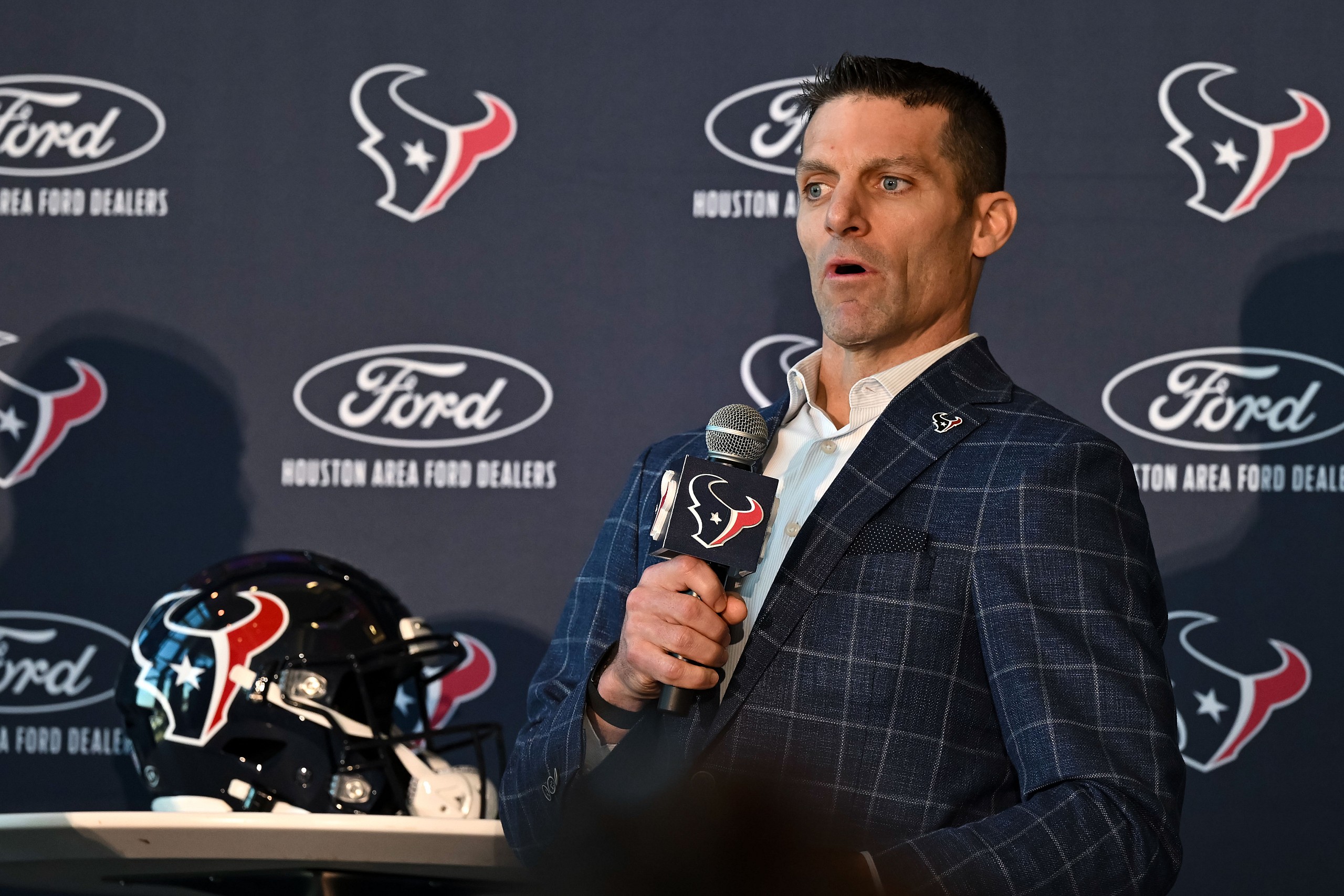 NFL: Houston Texans-Head Coach Lovie Smith Introductory Press Conference