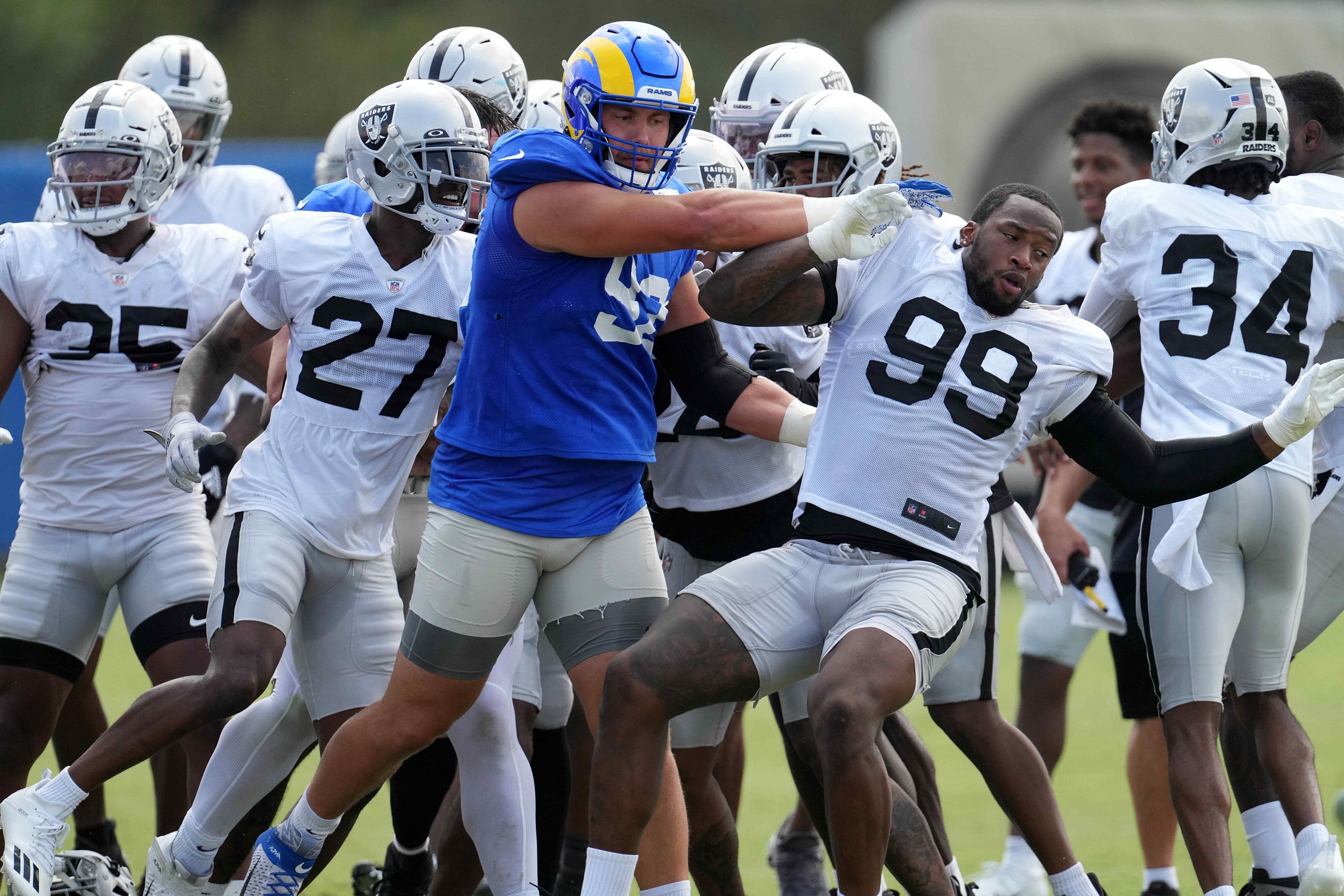 NFL: Las Vegas Raiders at Los Angeles Rams Joint Practice