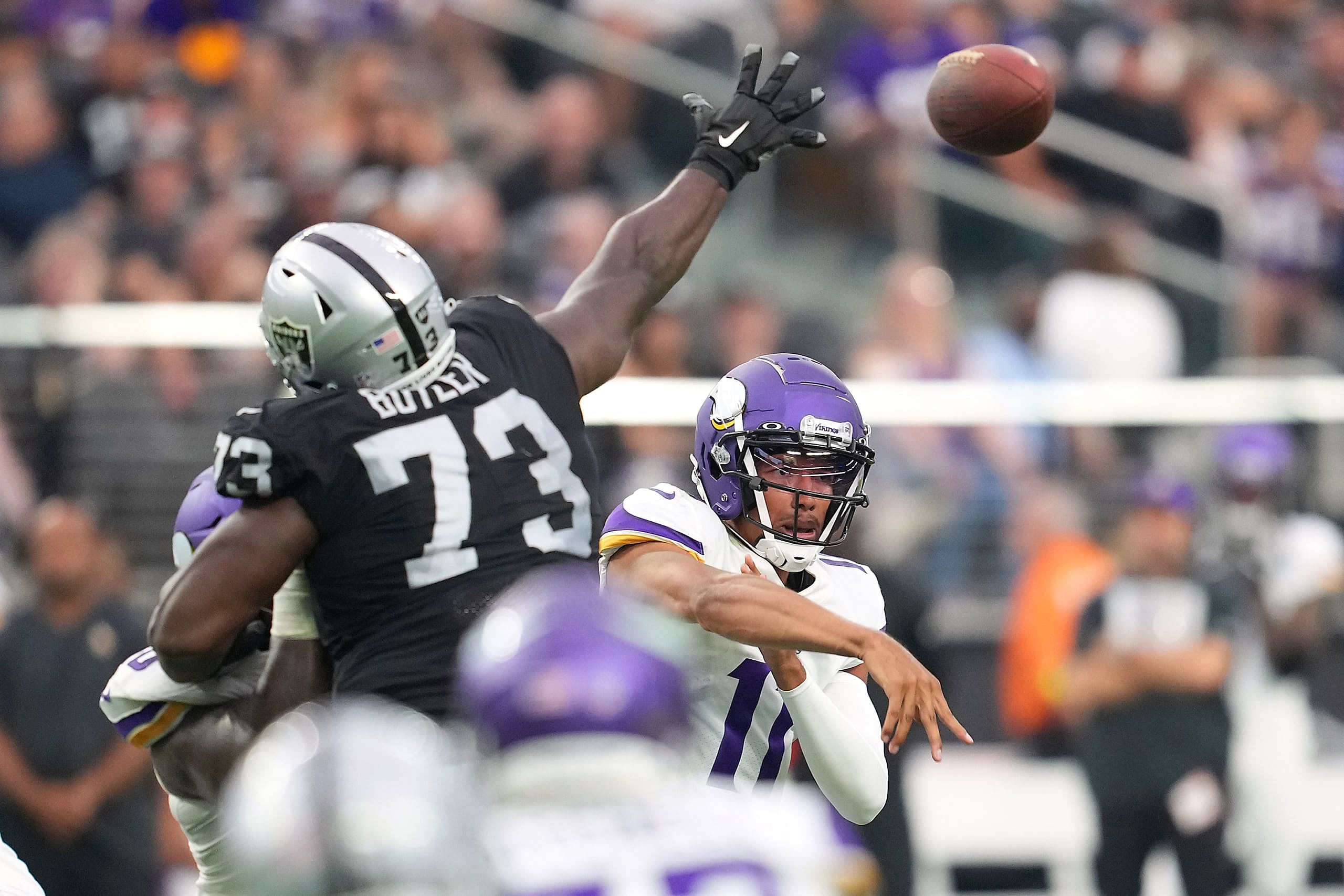 NFL: Minnesota Vikings at Las Vegas Raiders