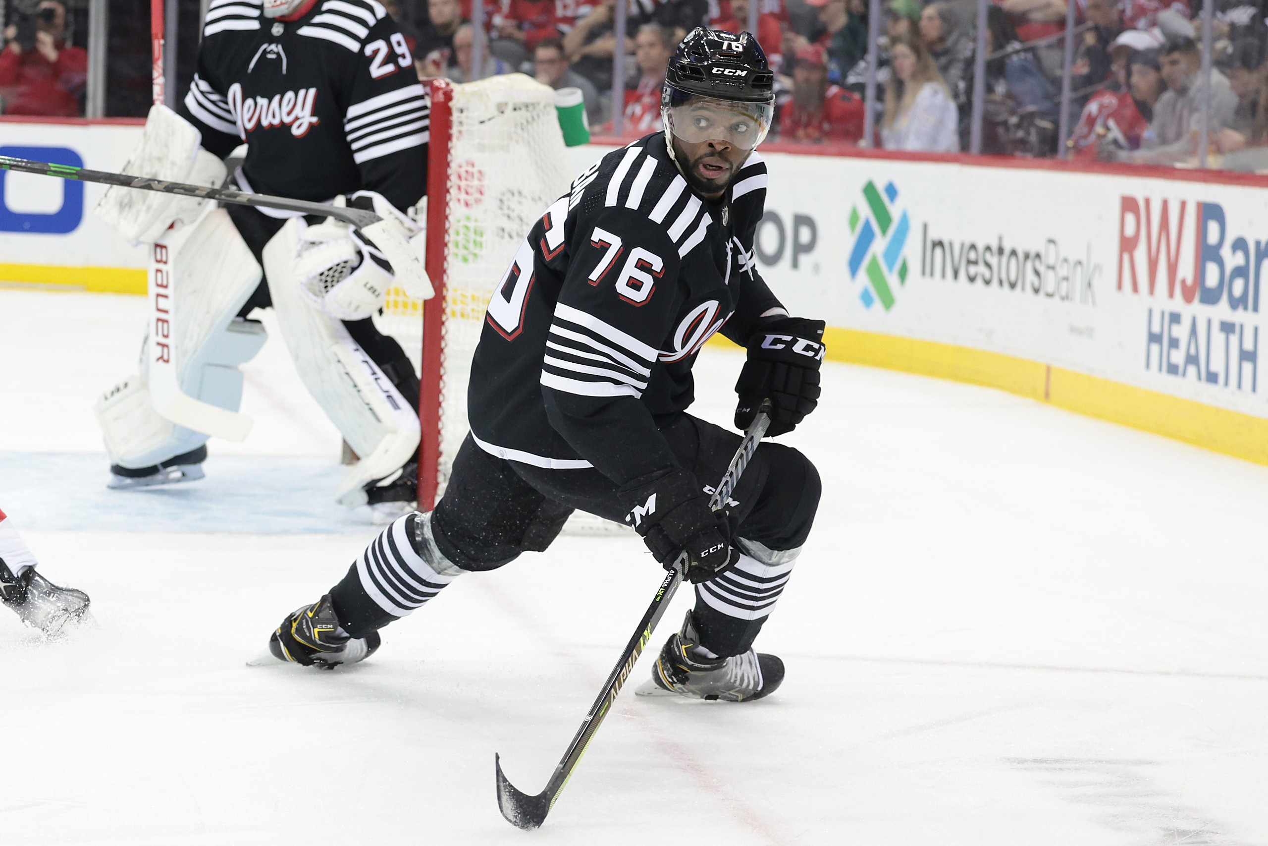 NHL: Detroit Red Wings at New Jersey Devils